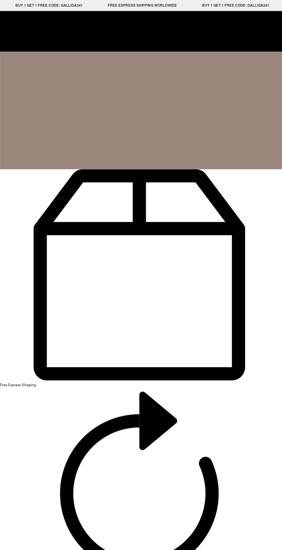 galliga.com shopify website screenshot