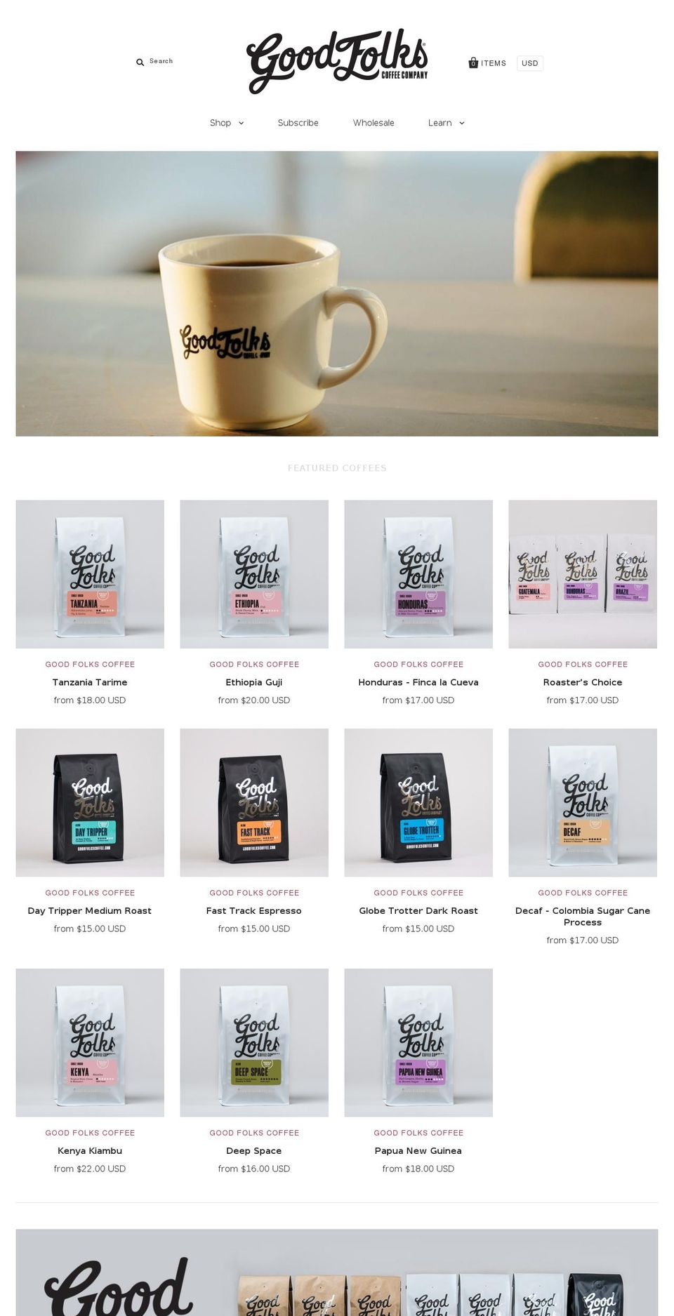 gallopcoffee.com — Shopify storefront screenshot
