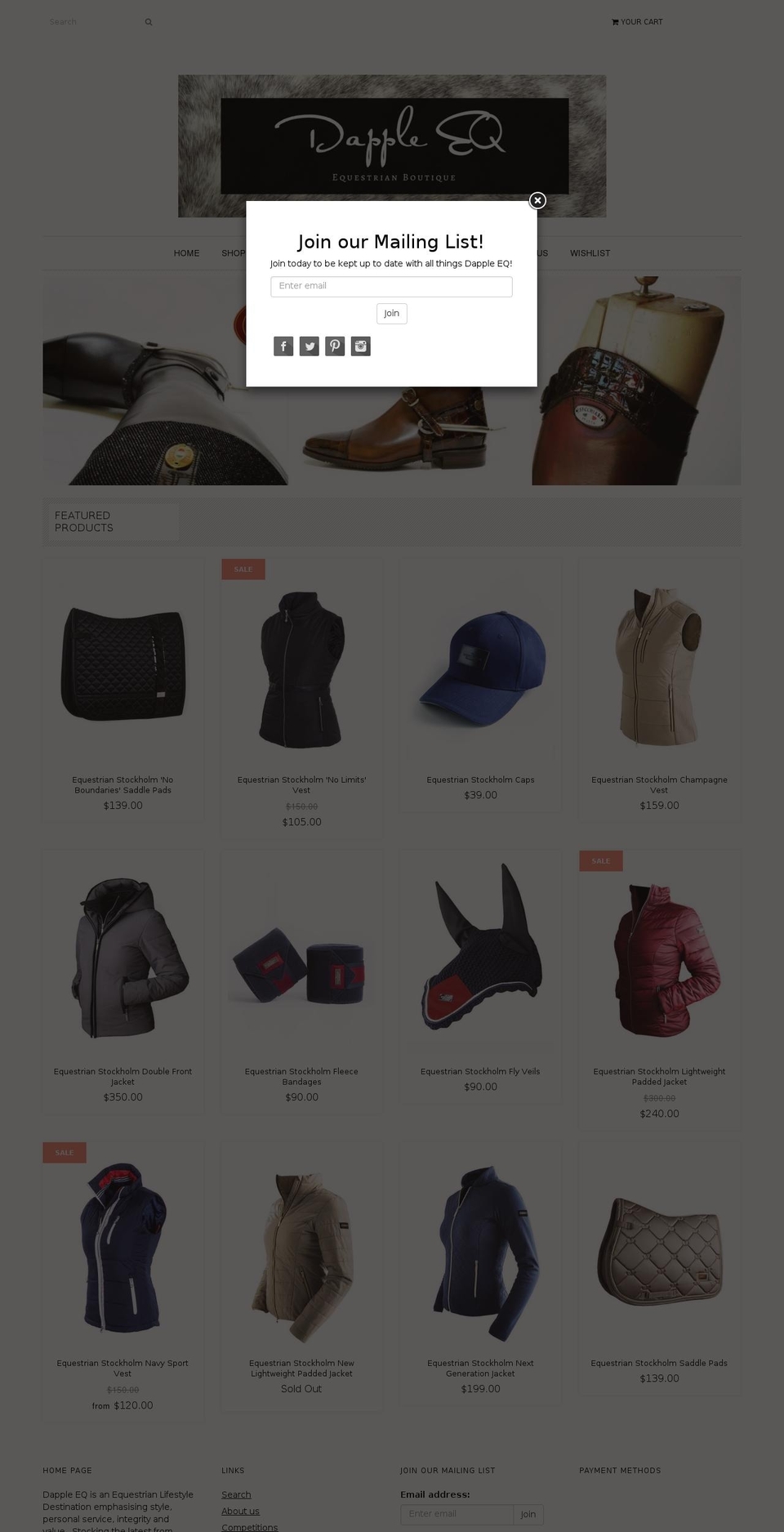 galloperz.com shopify website screenshot