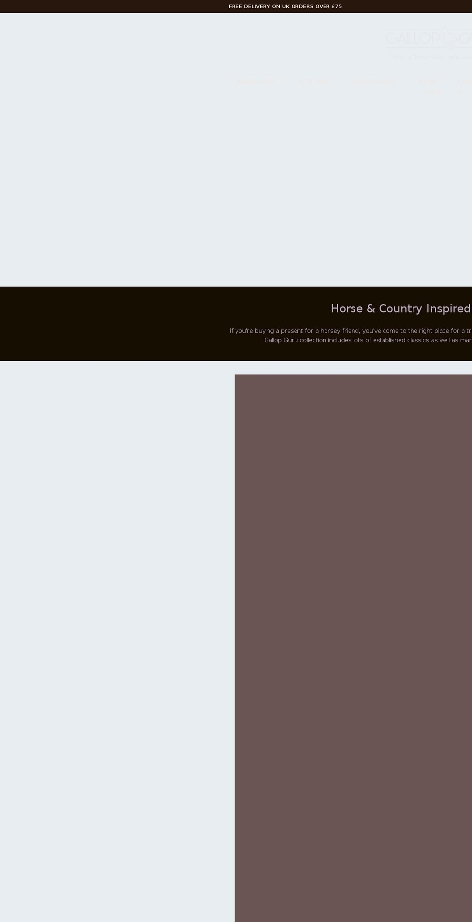 gallopguru.net shopify website screenshot