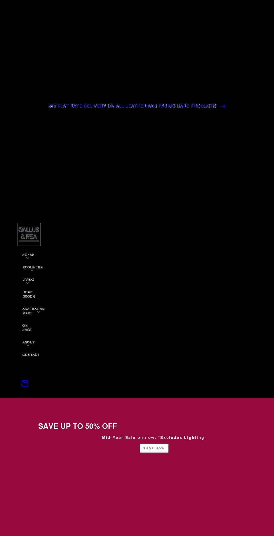 gallus-rea.com.au shopify website screenshot