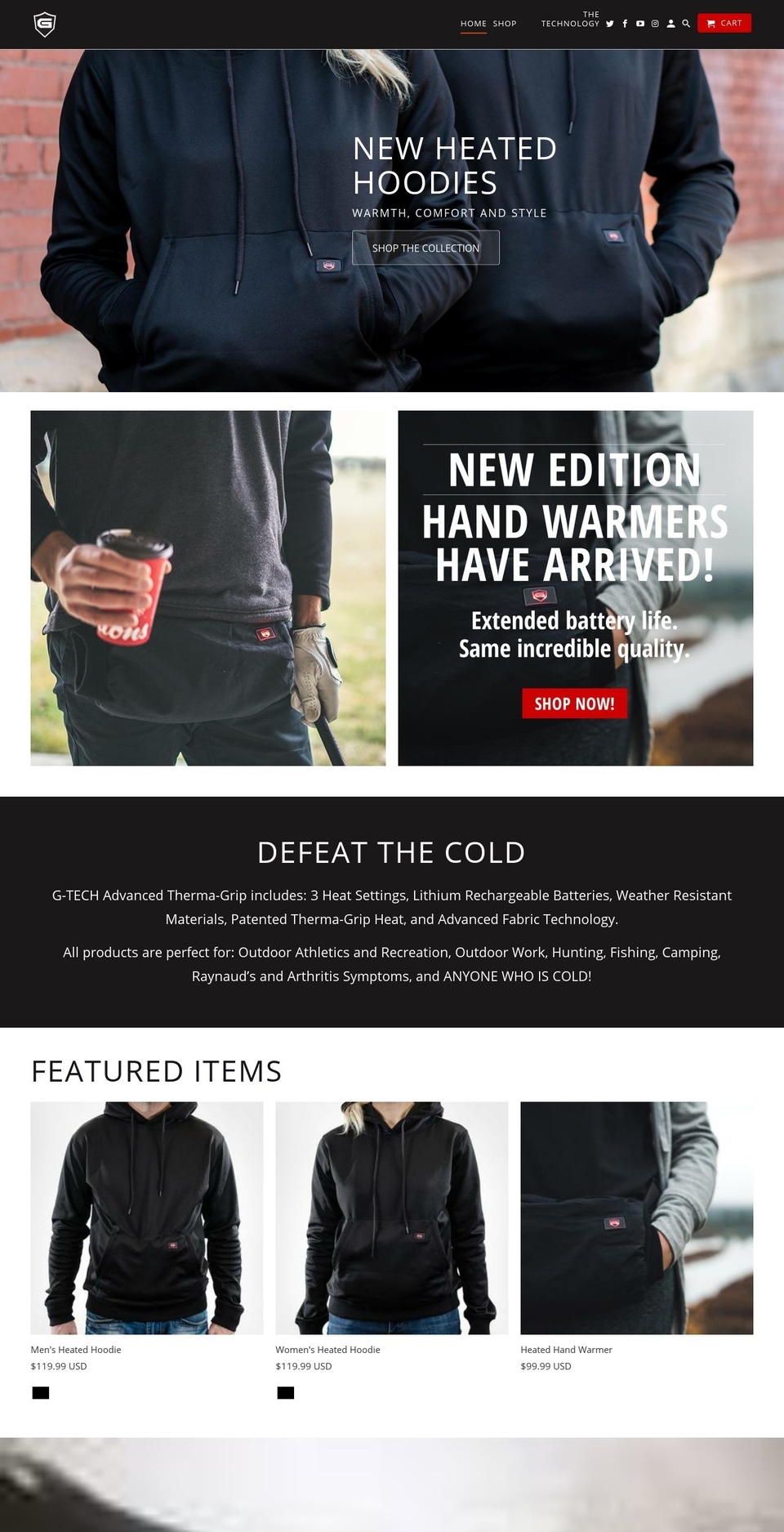 galvanitech.com — Shopify storefront screenshot