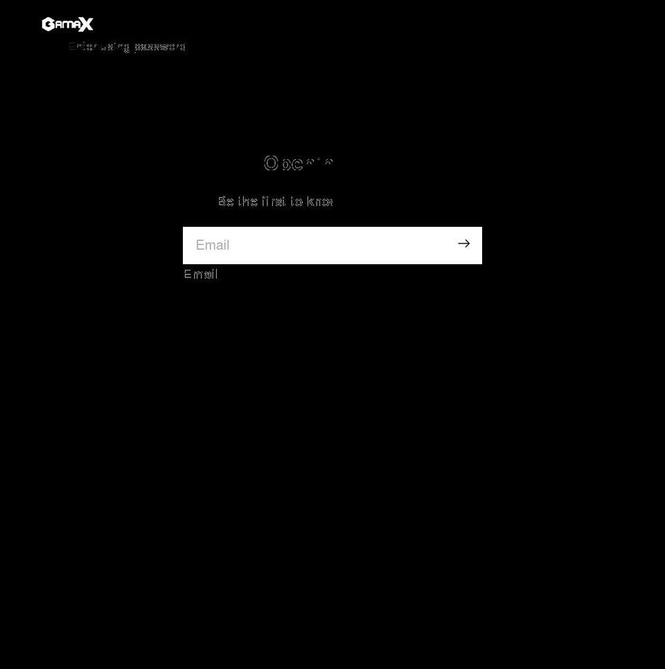 gama-x.com shopify website screenshot