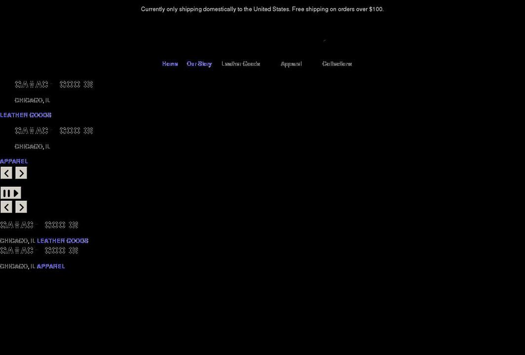gamachigoods.com shopify website screenshot