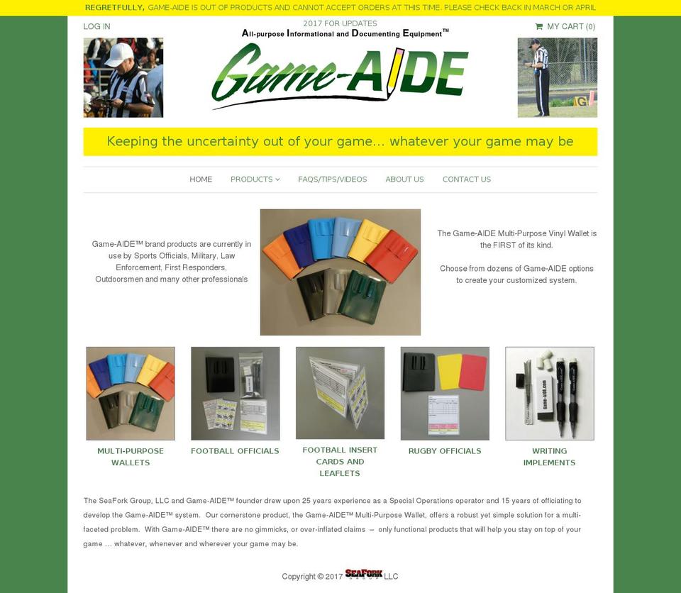 game-aide.com shopify website screenshot