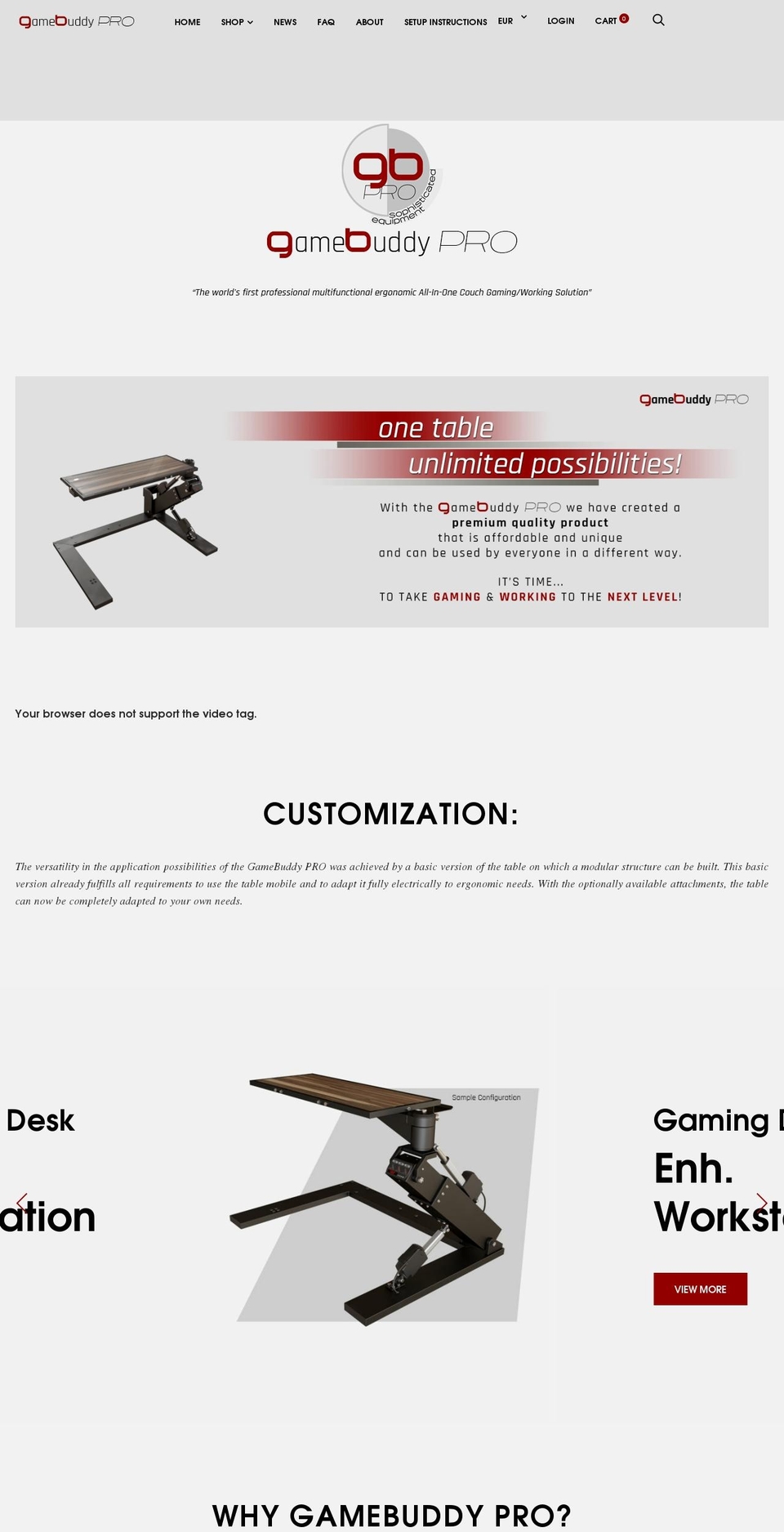 gamebuddypro.com shopify website screenshot