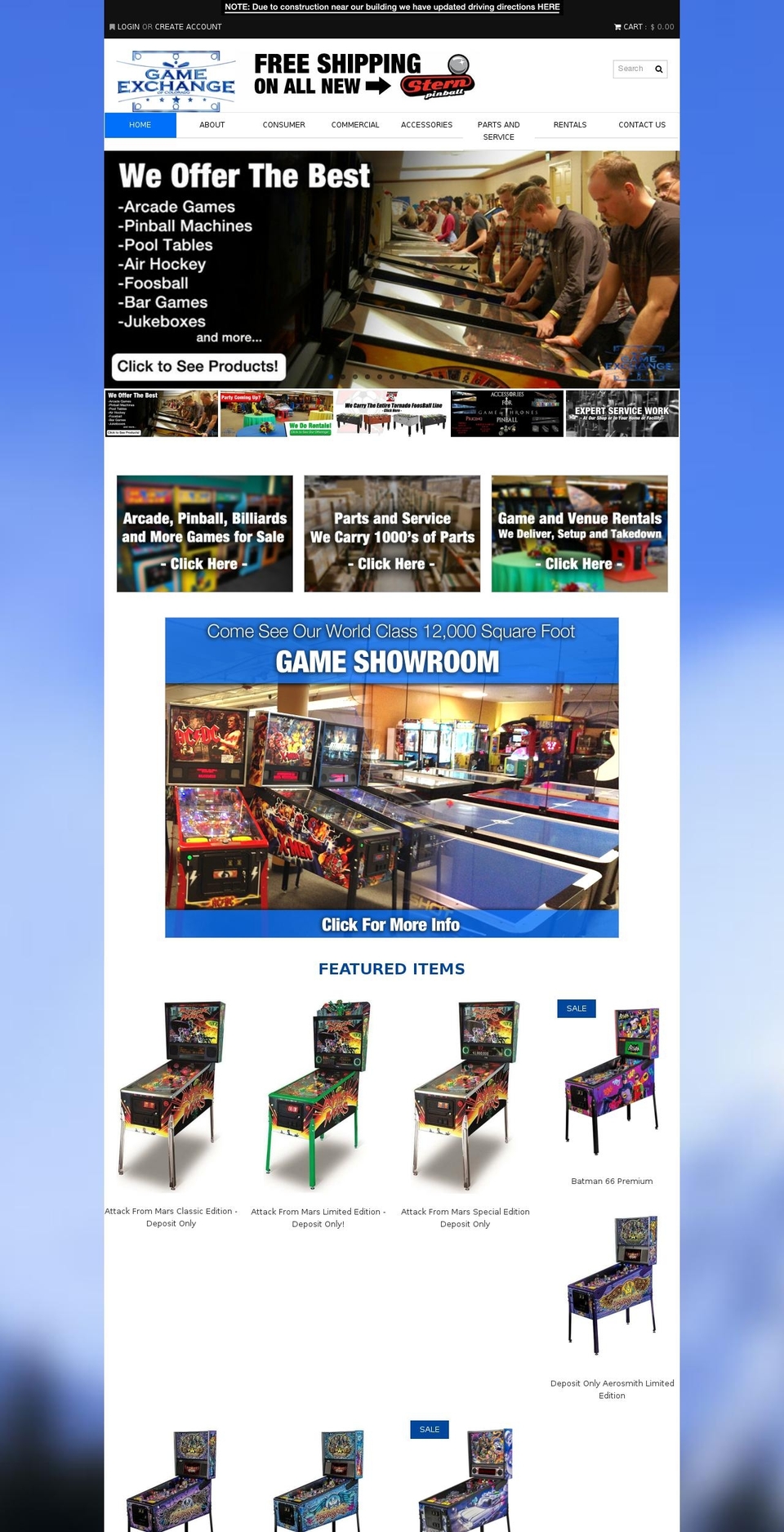 humbleshop Shopify theme site example gameexchangeamerica.com