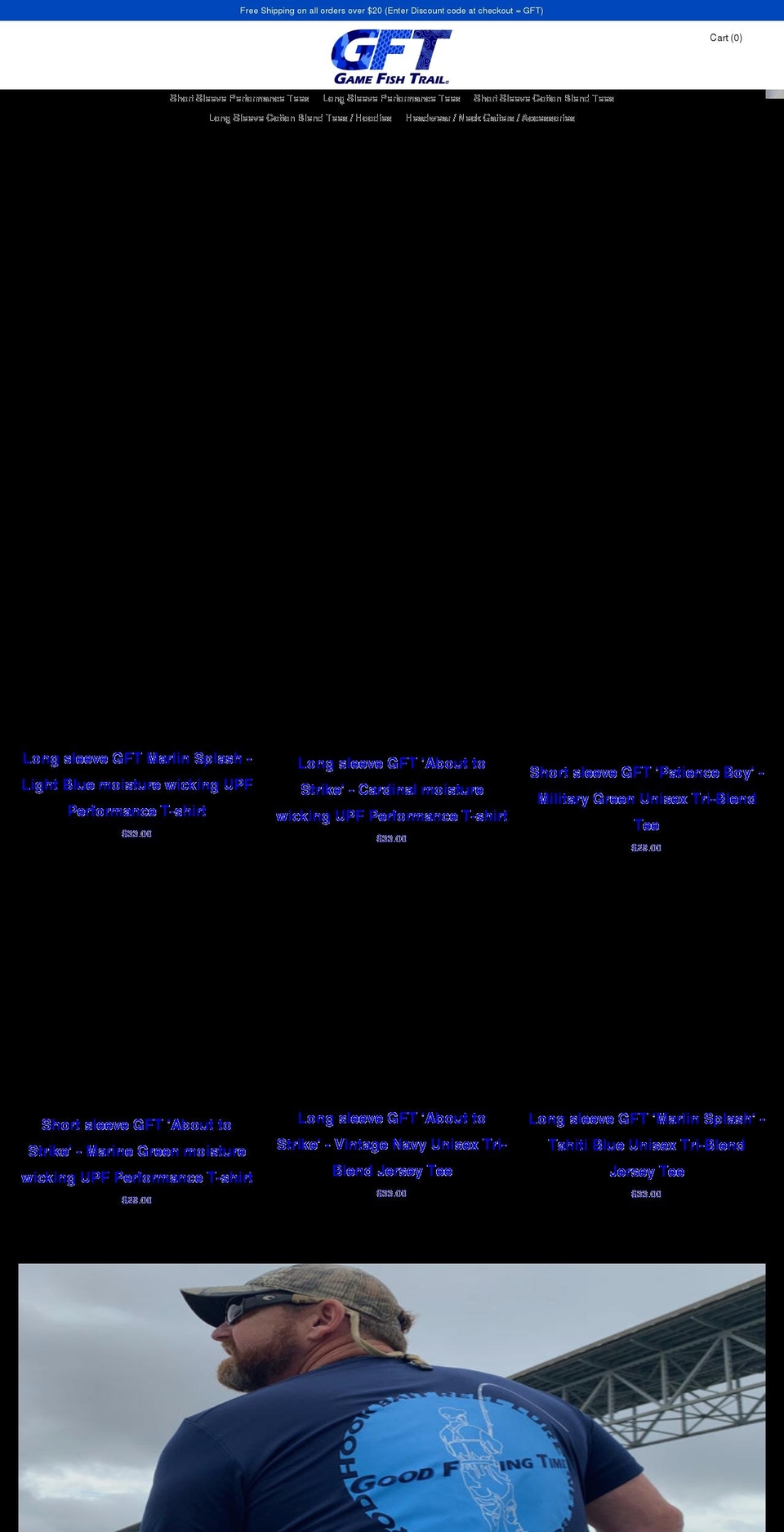 gamefishtrail.com shopify website screenshot