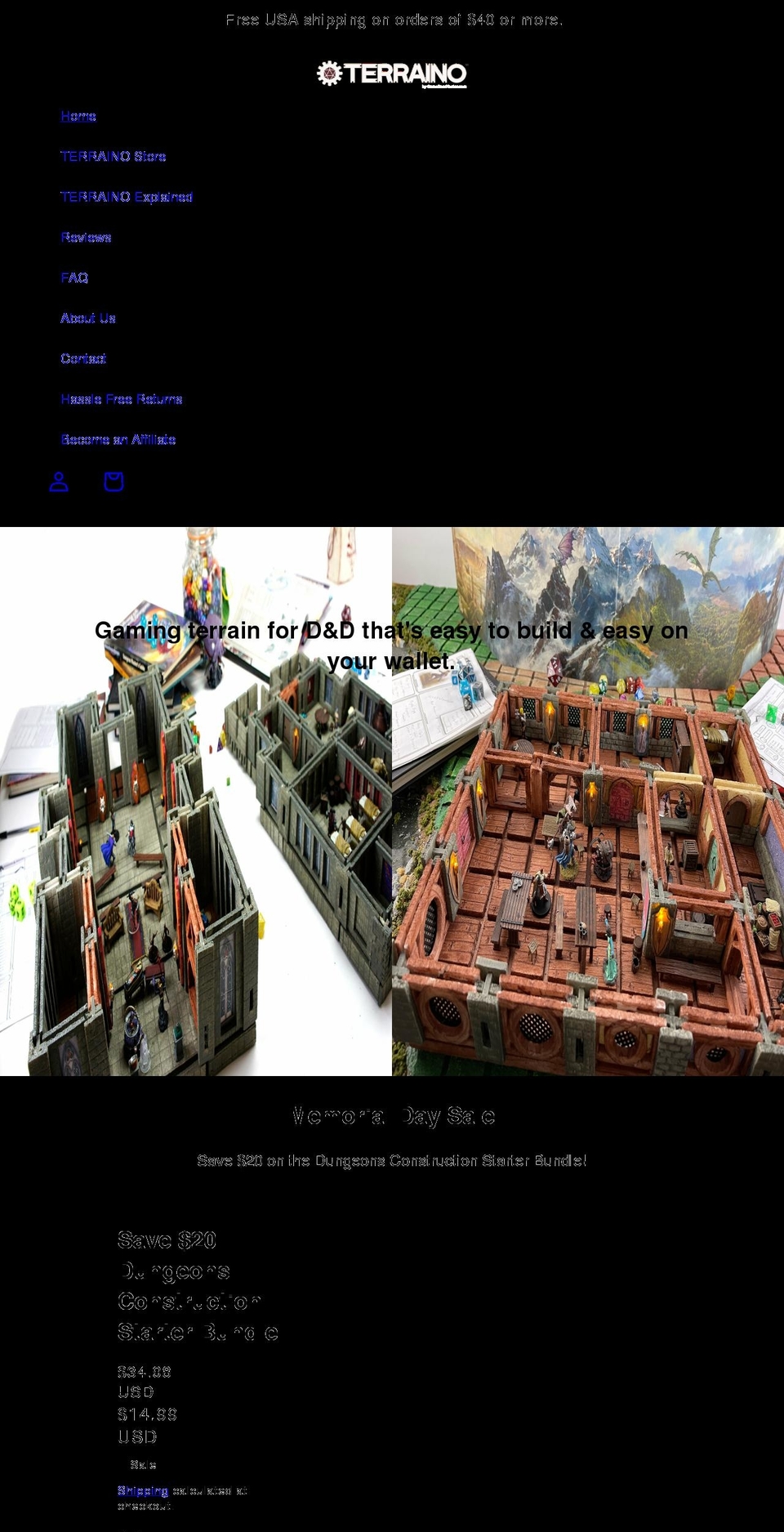 gamegearmaster.com — Shopify storefront screenshot