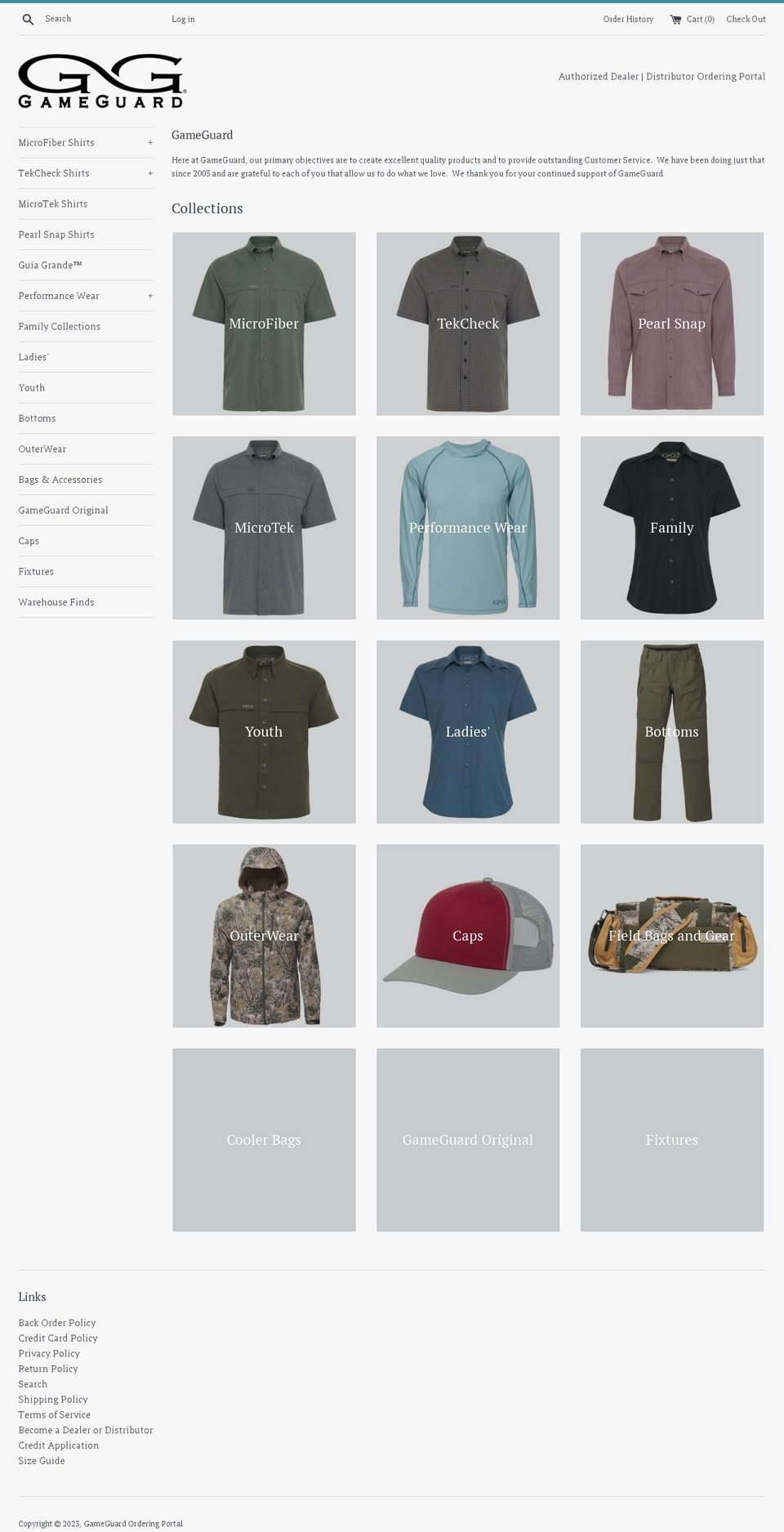 gameguardportal.com — Shopify storefront screenshot