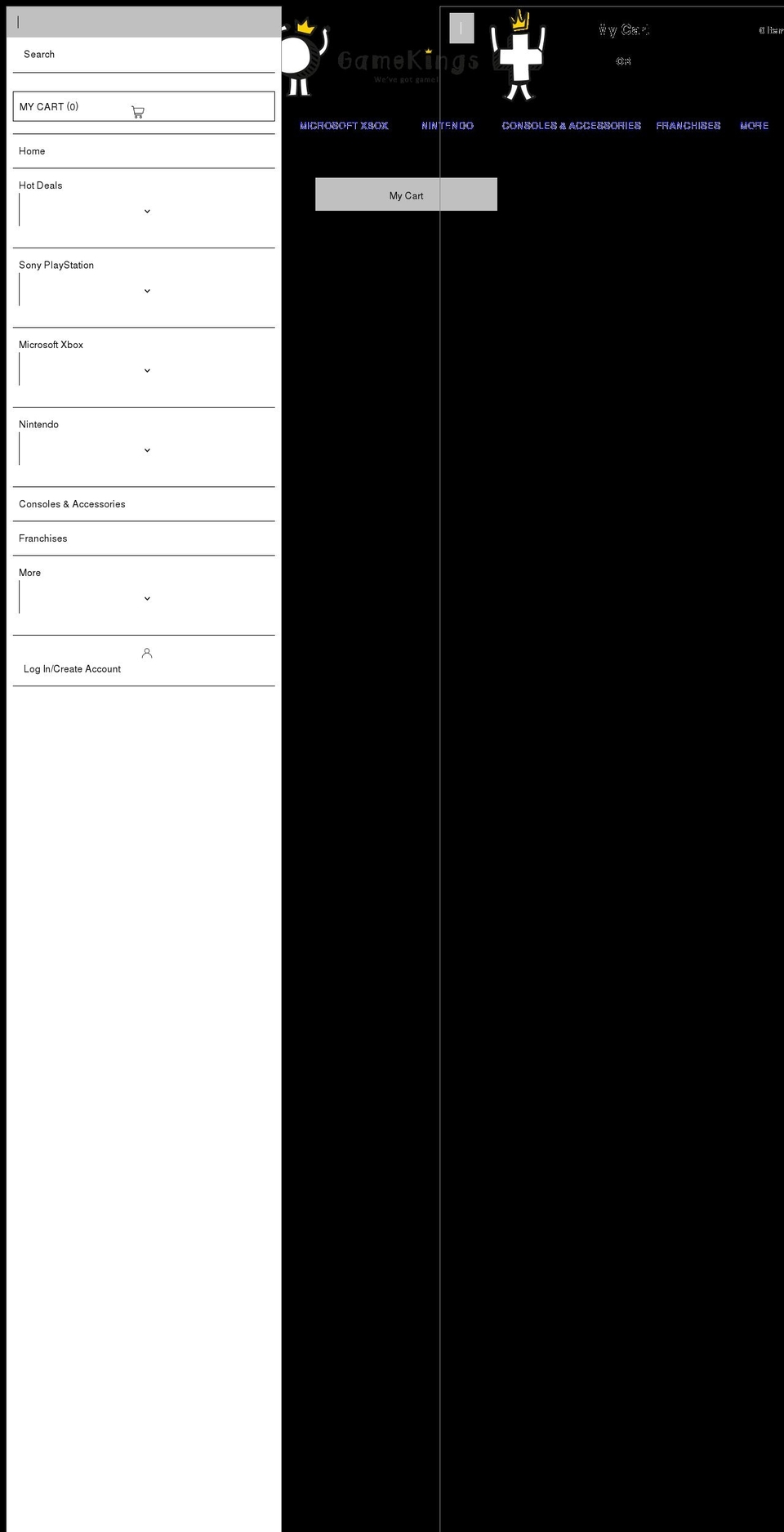 gamekings.co.uk shopify website screenshot