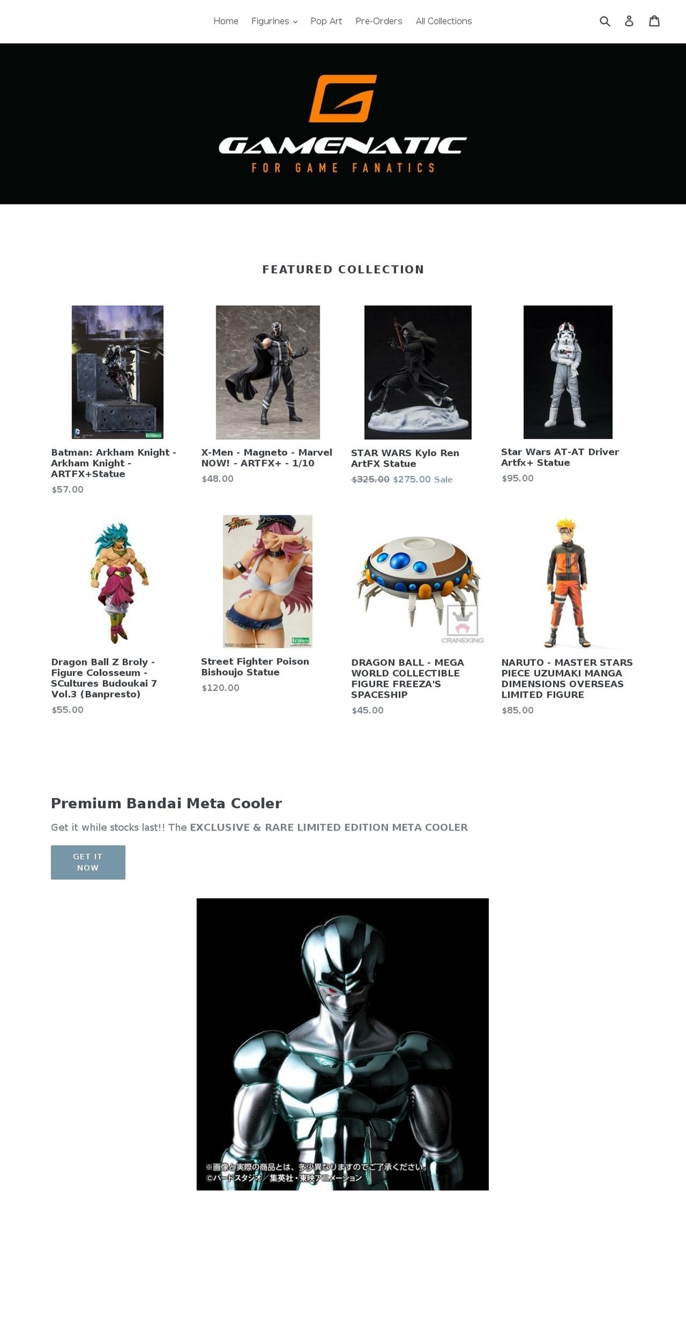 gamenatic.com — Shopify storefront screenshot