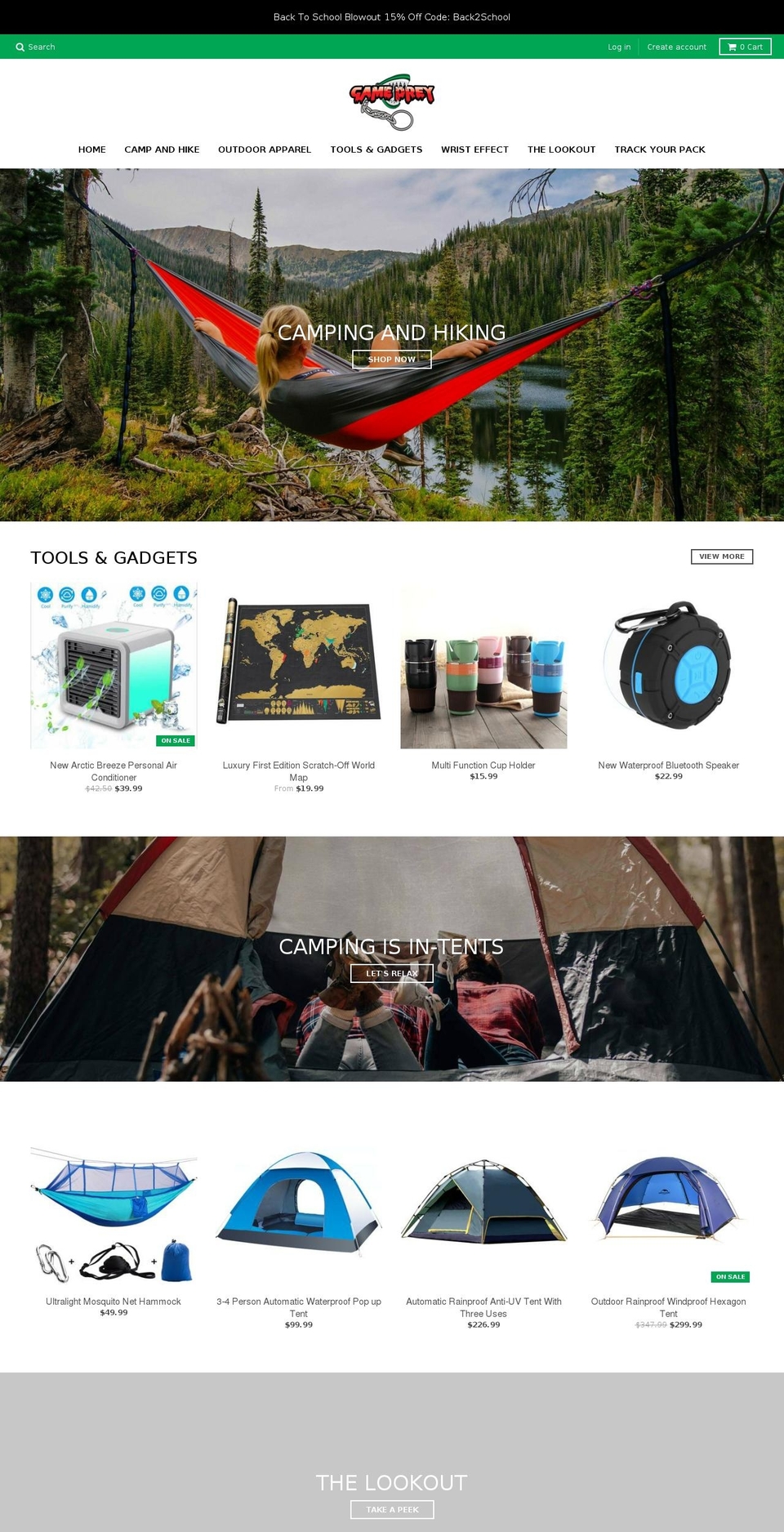 Dark Force X Shopify theme site example gameprey.com