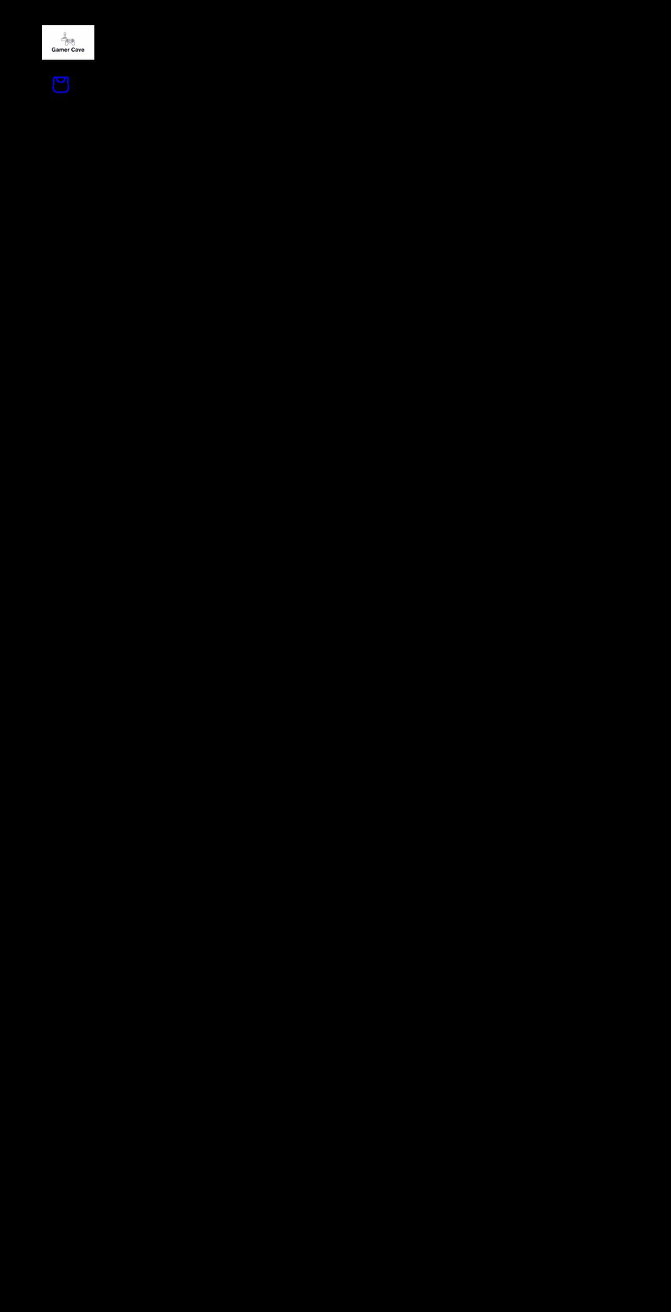 gamer-cave.com shopify website screenshot