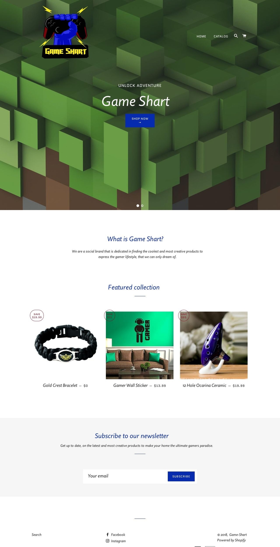 gameshart.com — Shopify storefront screenshot