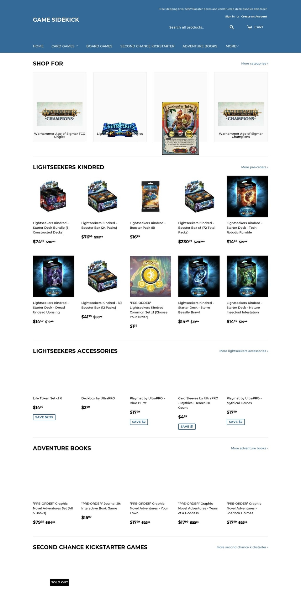 gamesidekick.com — Shopify storefront screenshot