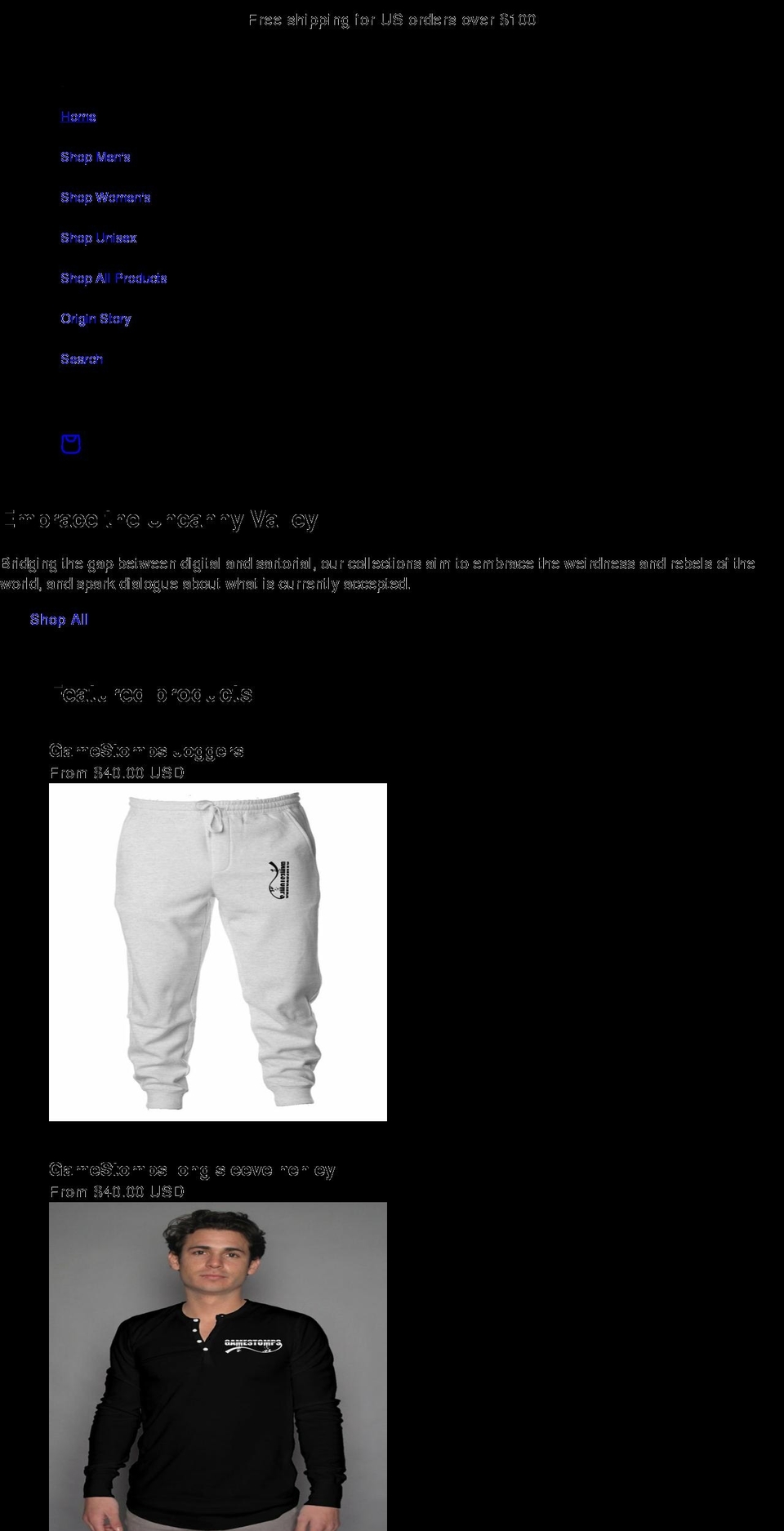 gamestomps.com shopify website screenshot