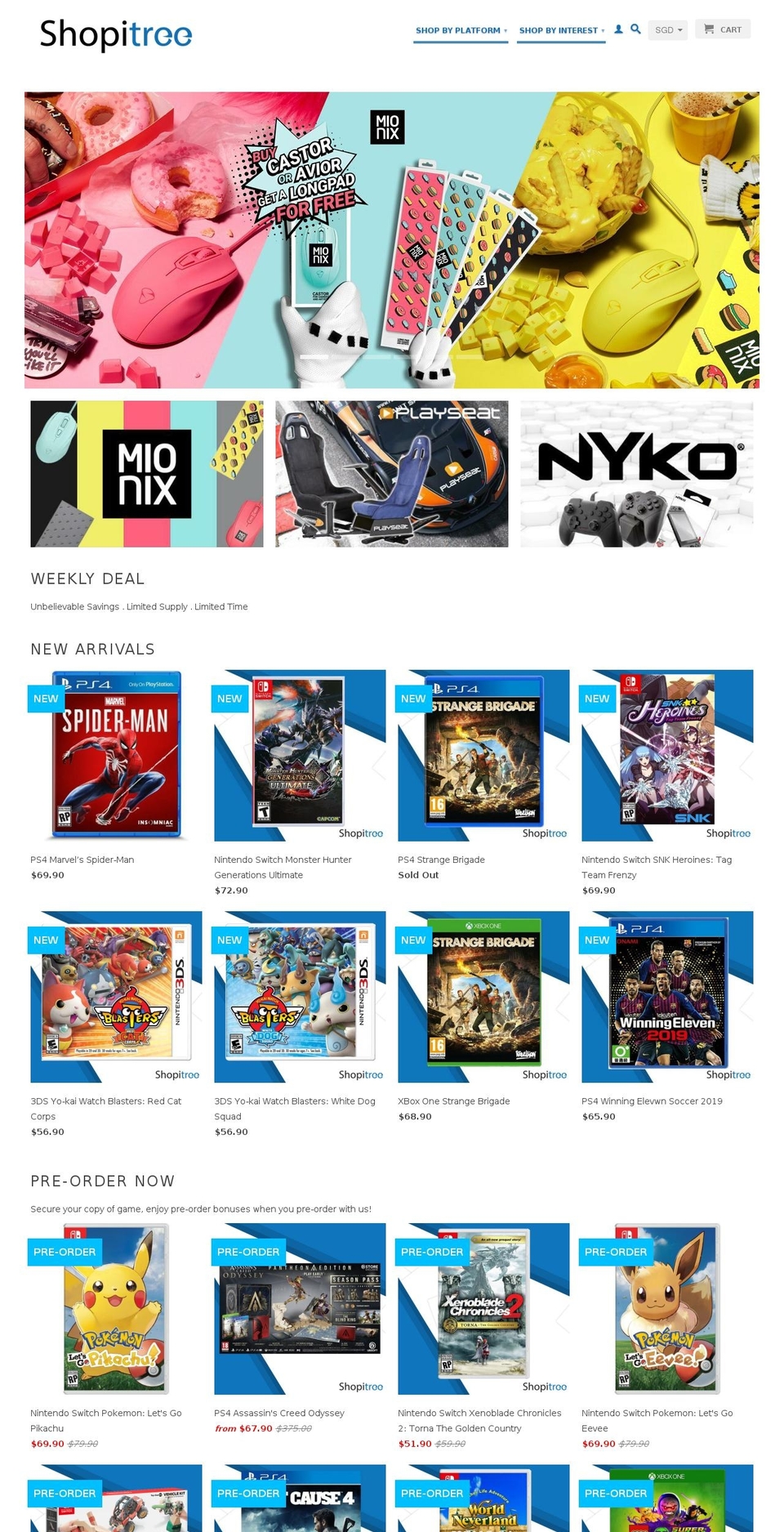 gamestorez.com — Shopify storefront screenshot