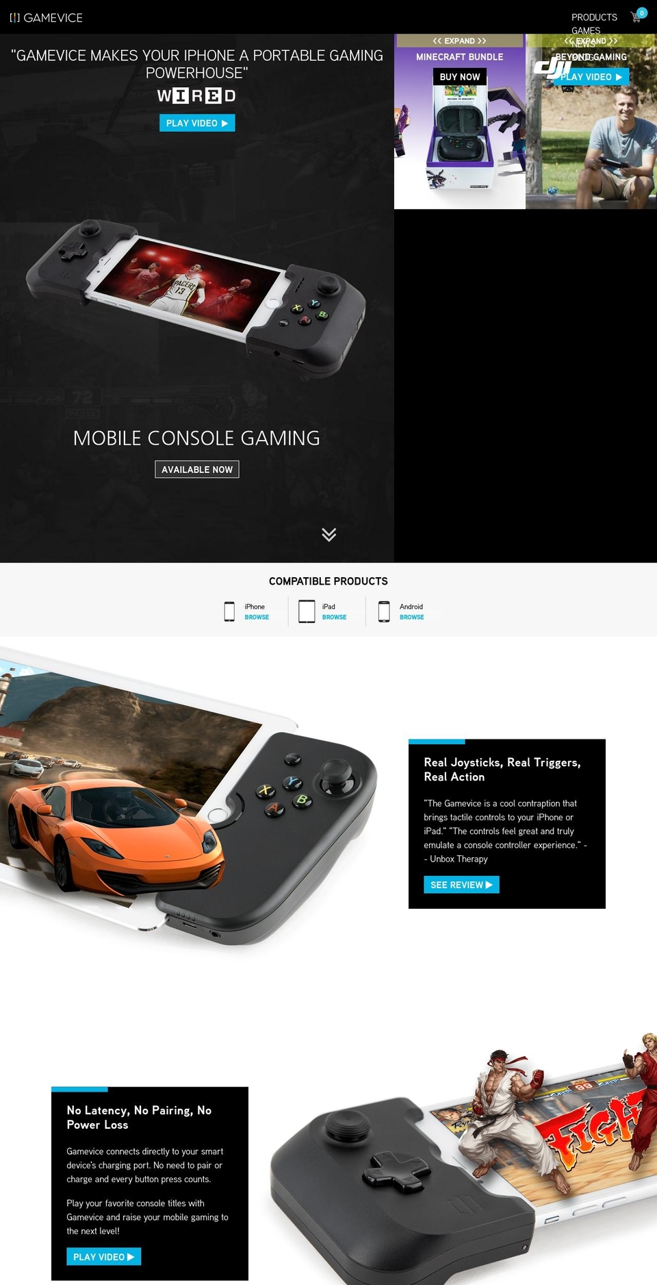 gamevice.com — Shopify storefront screenshot