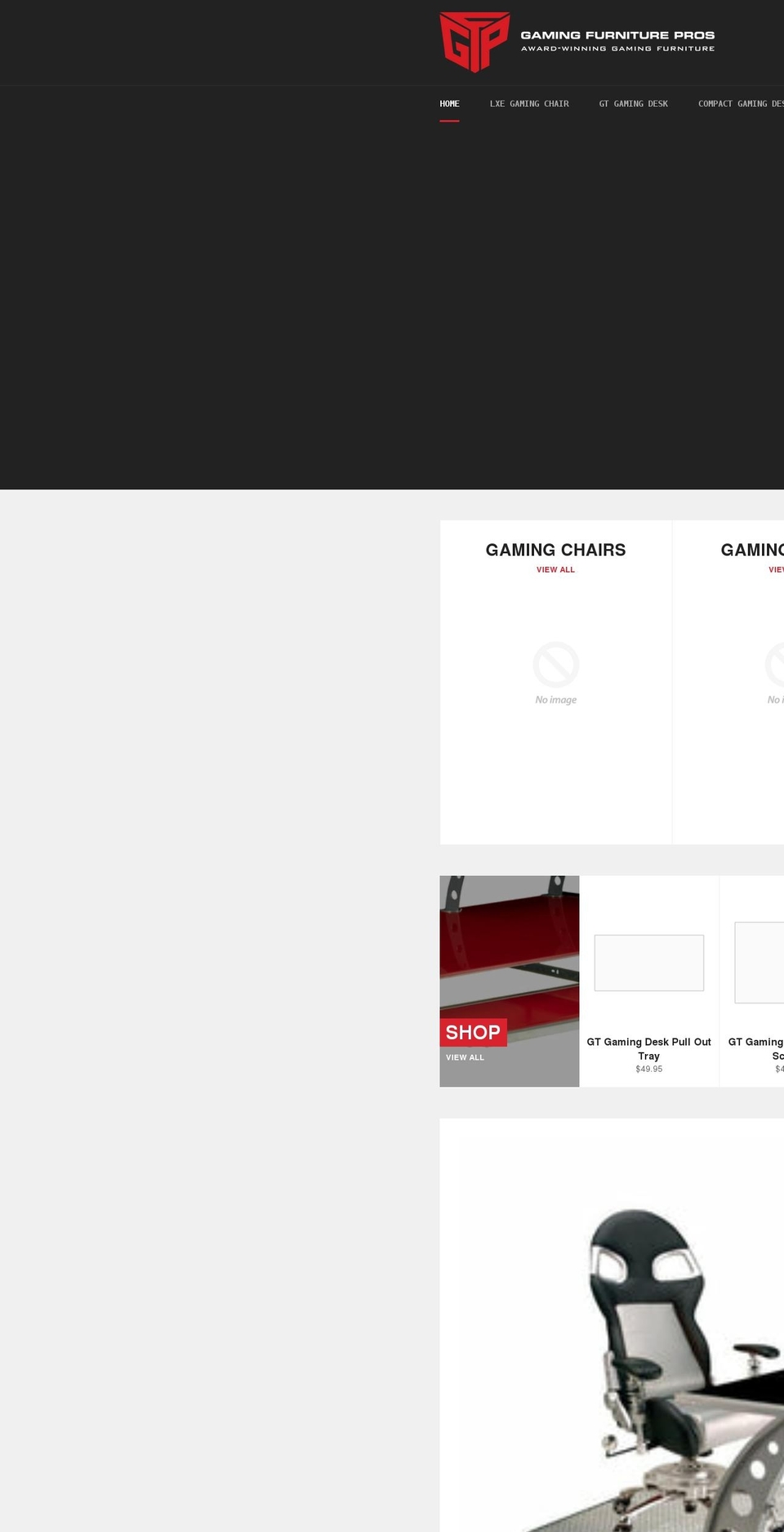 gamingfurniturepros.com shopify website screenshot