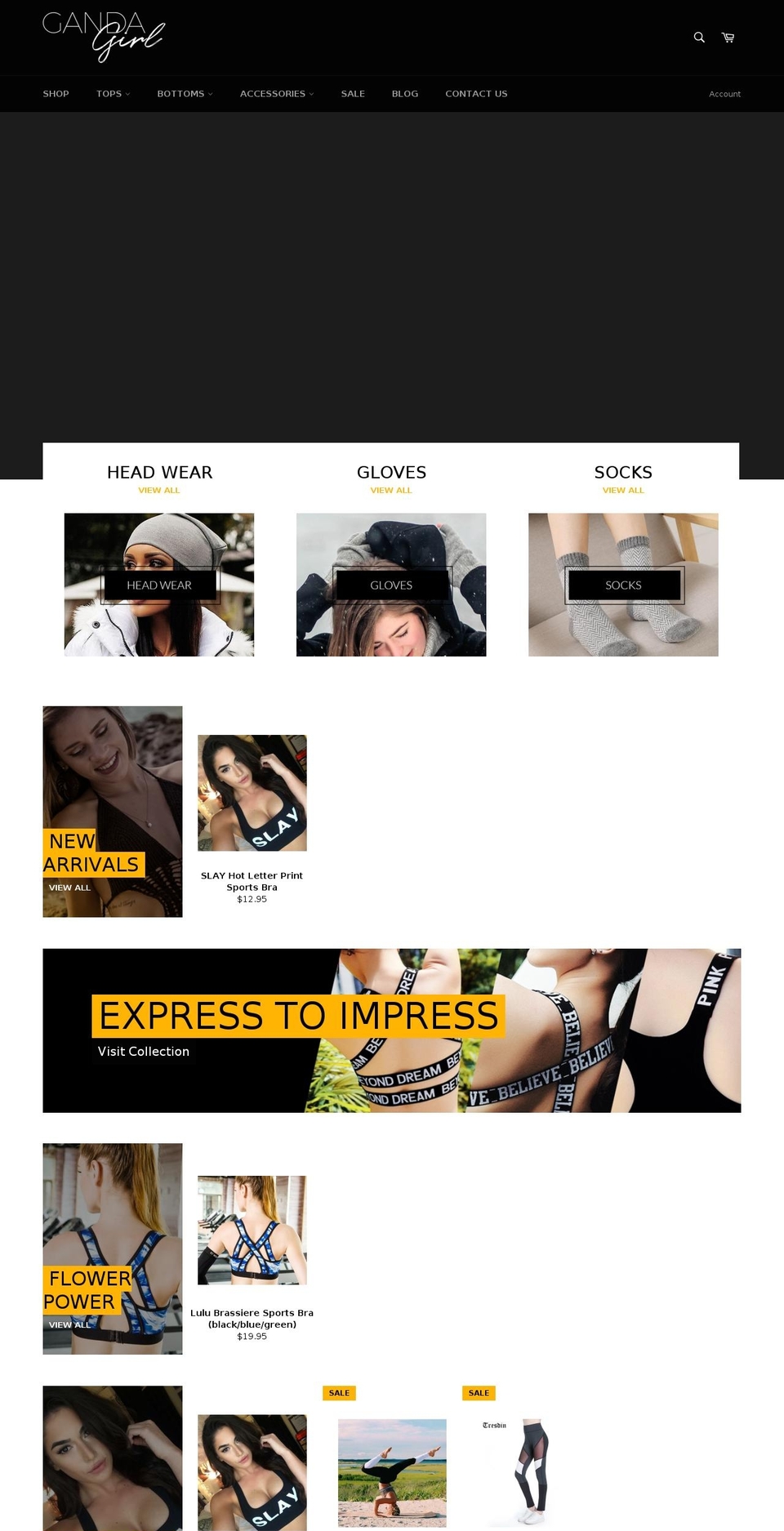 gandagirl.com — Shopify storefront screenshot