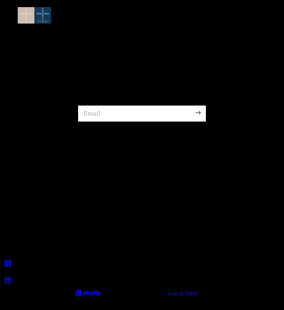 ganelly.com shopify website screenshot