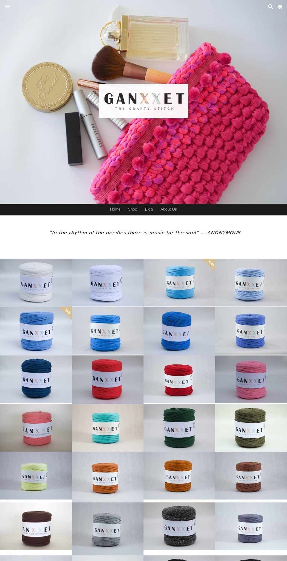 ganxxet.com shopify website screenshot