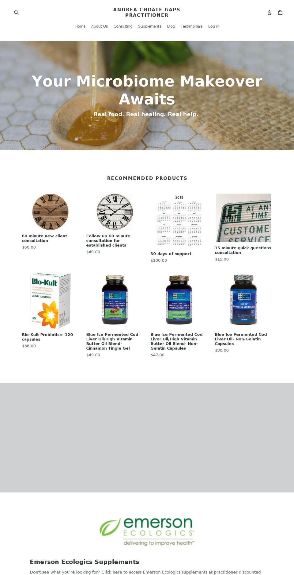 gapspractitioner.com — Shopify storefront screenshot