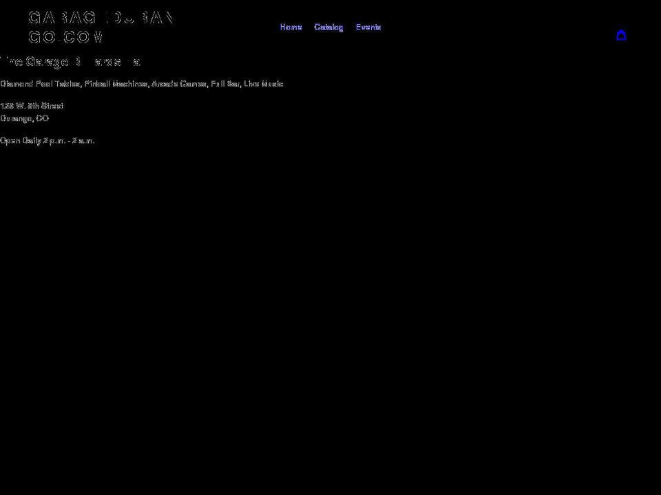 garagedurango.com shopify website screenshot