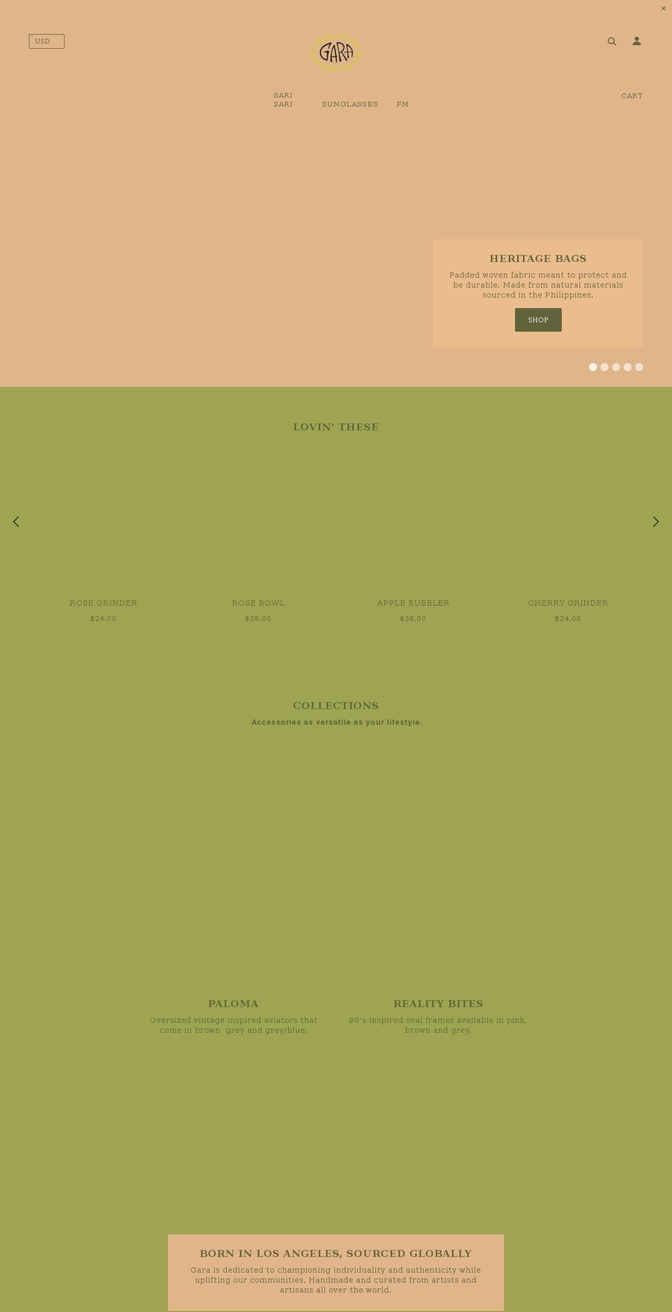 garasun.com shopify website screenshot