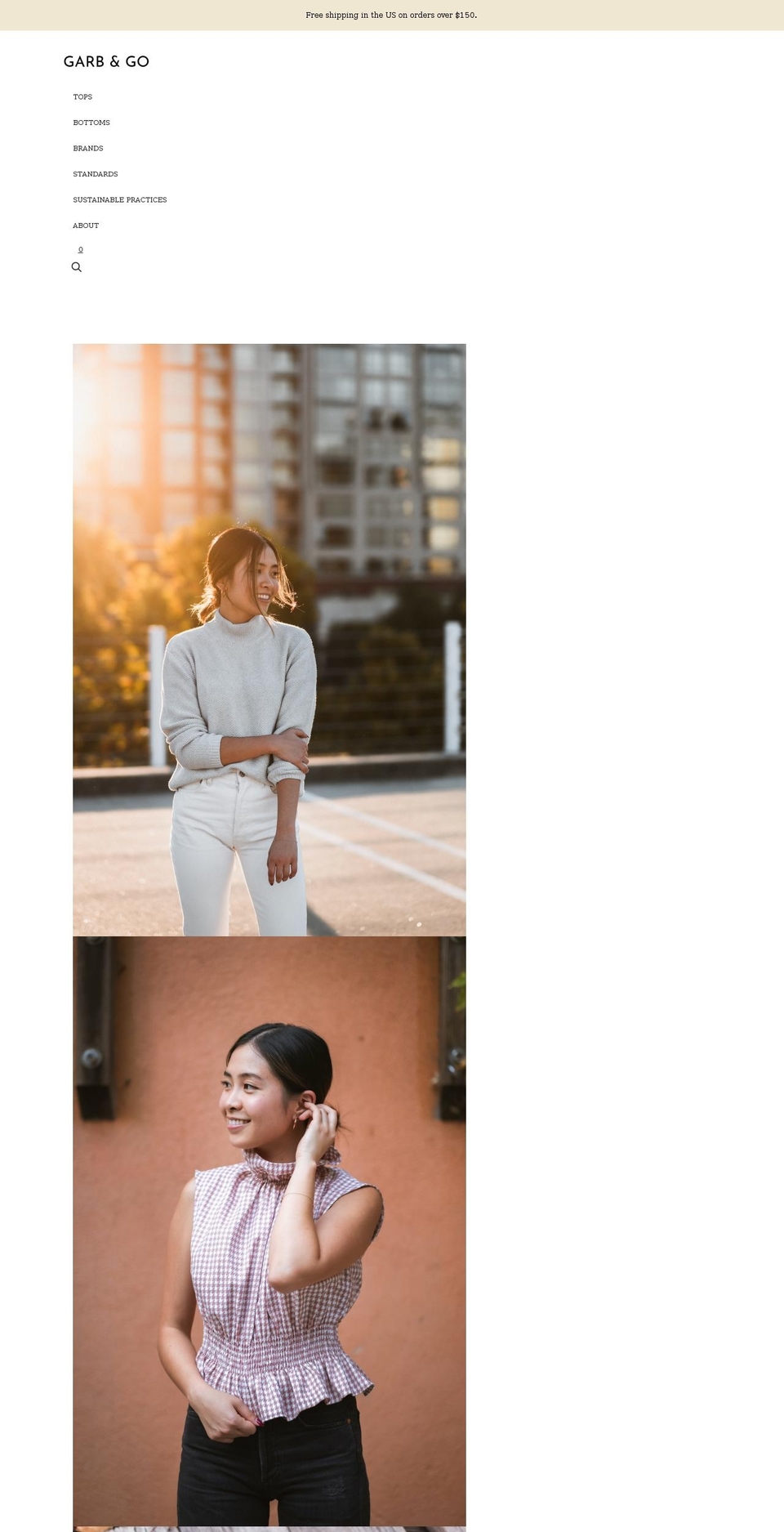 garbandgo.com shopify website screenshot