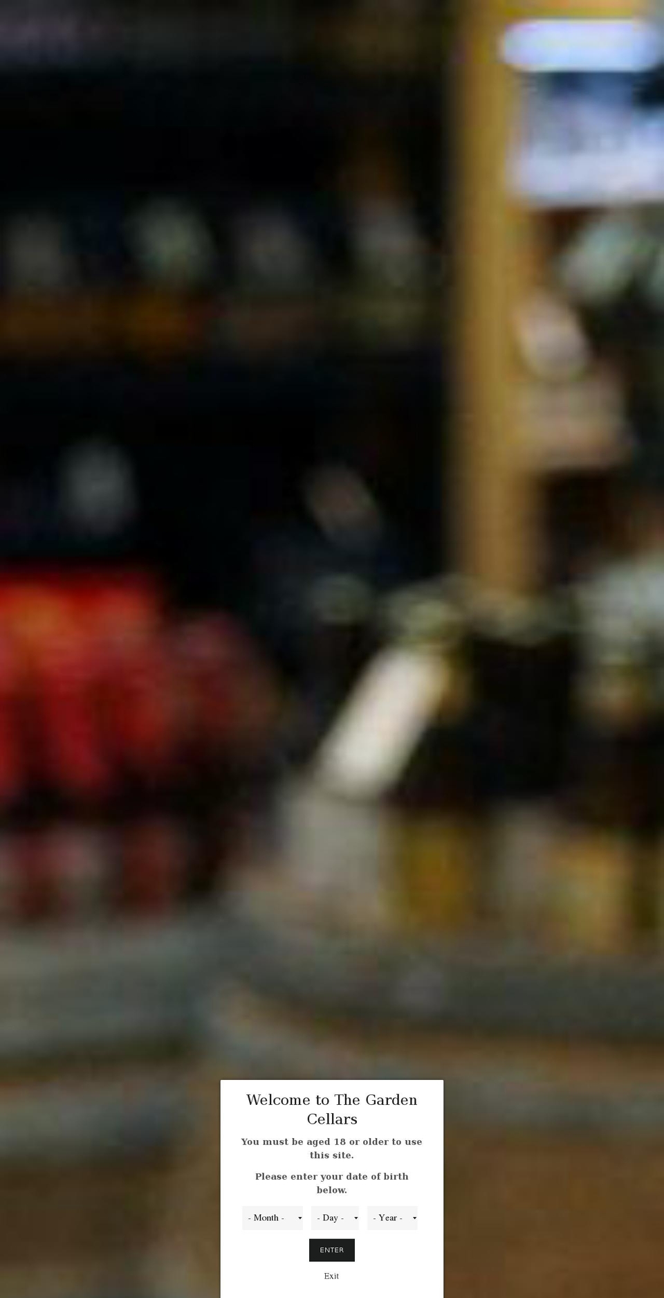 gardencellars.com.au shopify website screenshot