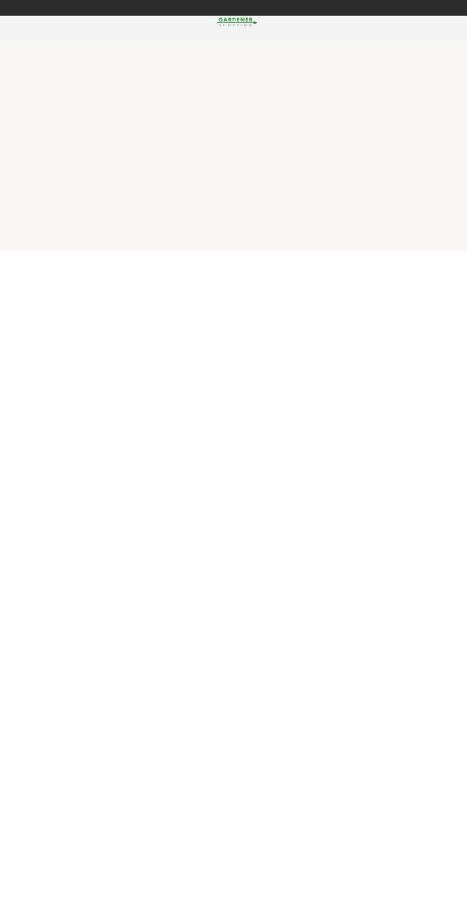 gardenershopping.com — Shopify storefront screenshot