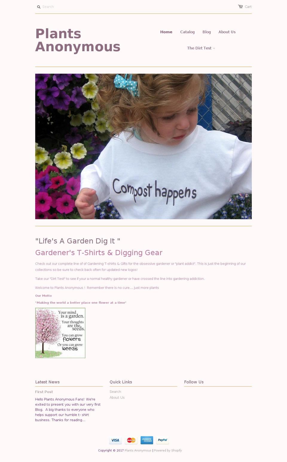 gardenerstshirts.com shopify website screenshot