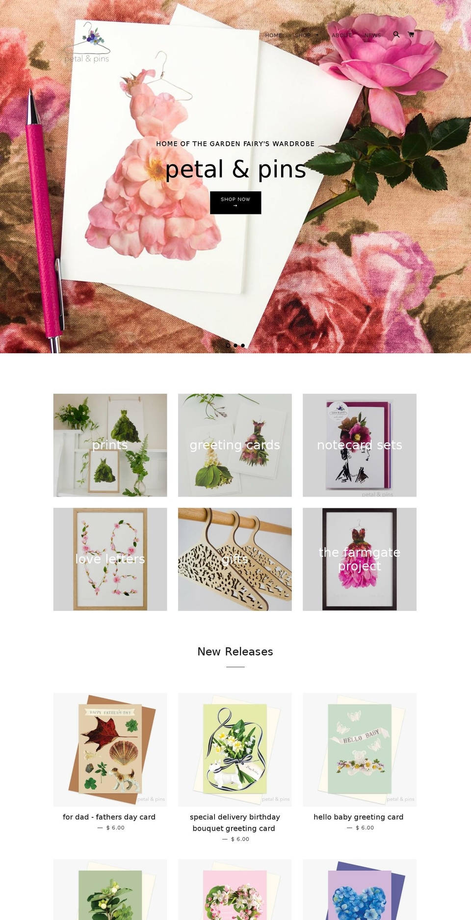 gardenfairyswardrobe.com — Shopify storefront screenshot