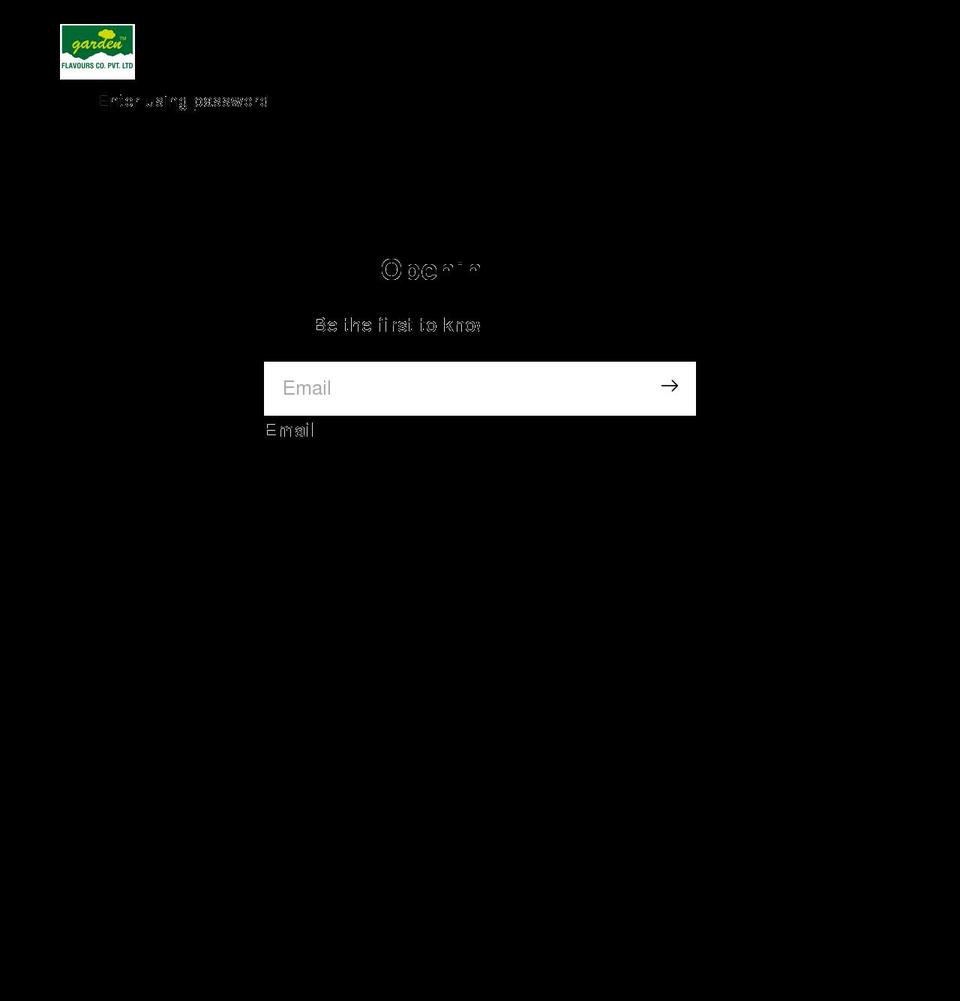 gardenflavours.com shopify website screenshot