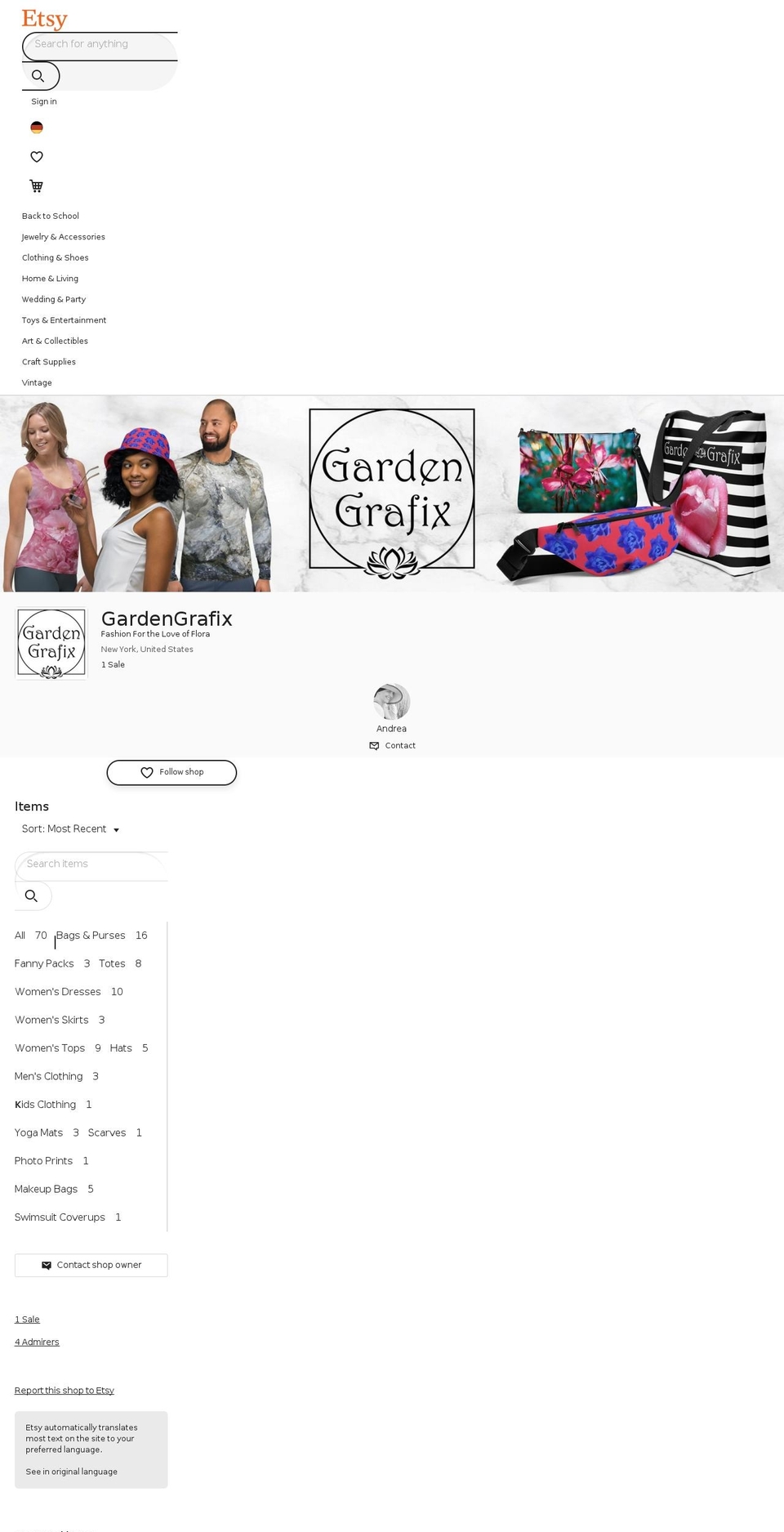gardengrafix.com shopify website screenshot