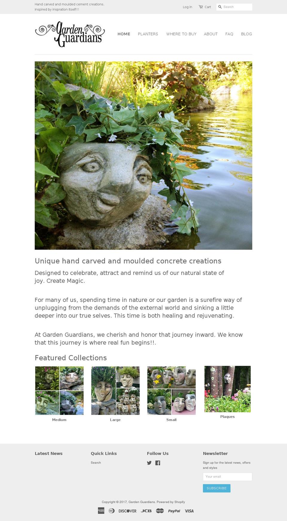 gardenguardians.biz shopify website screenshot