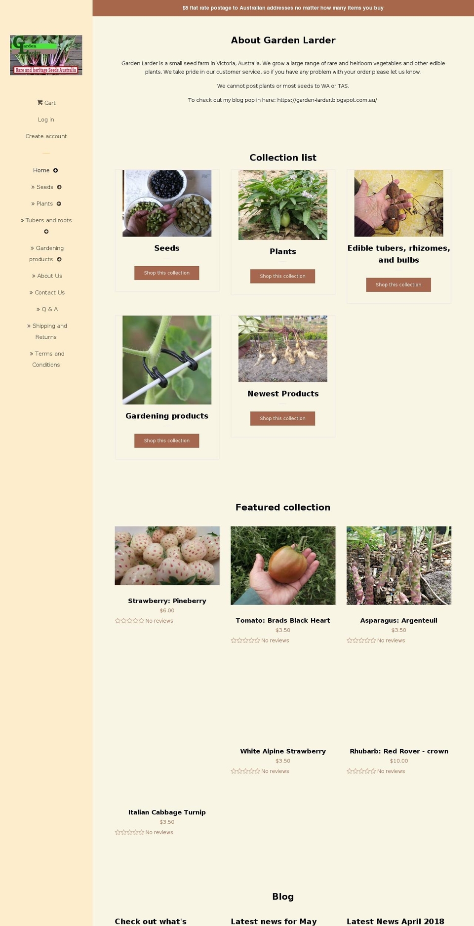 gardenlarder.net shopify website screenshot