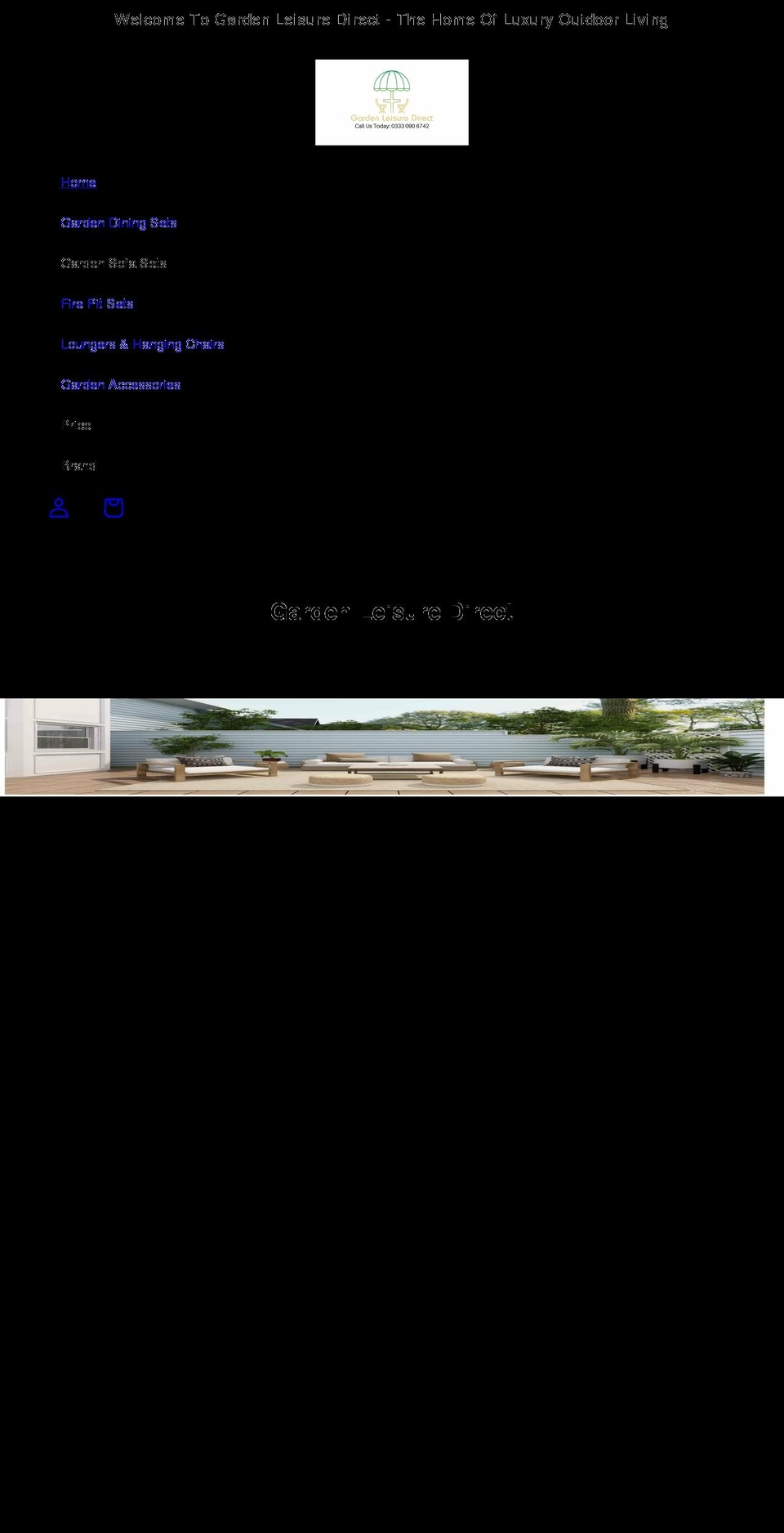 gardenleisuredirect.com shopify website screenshot