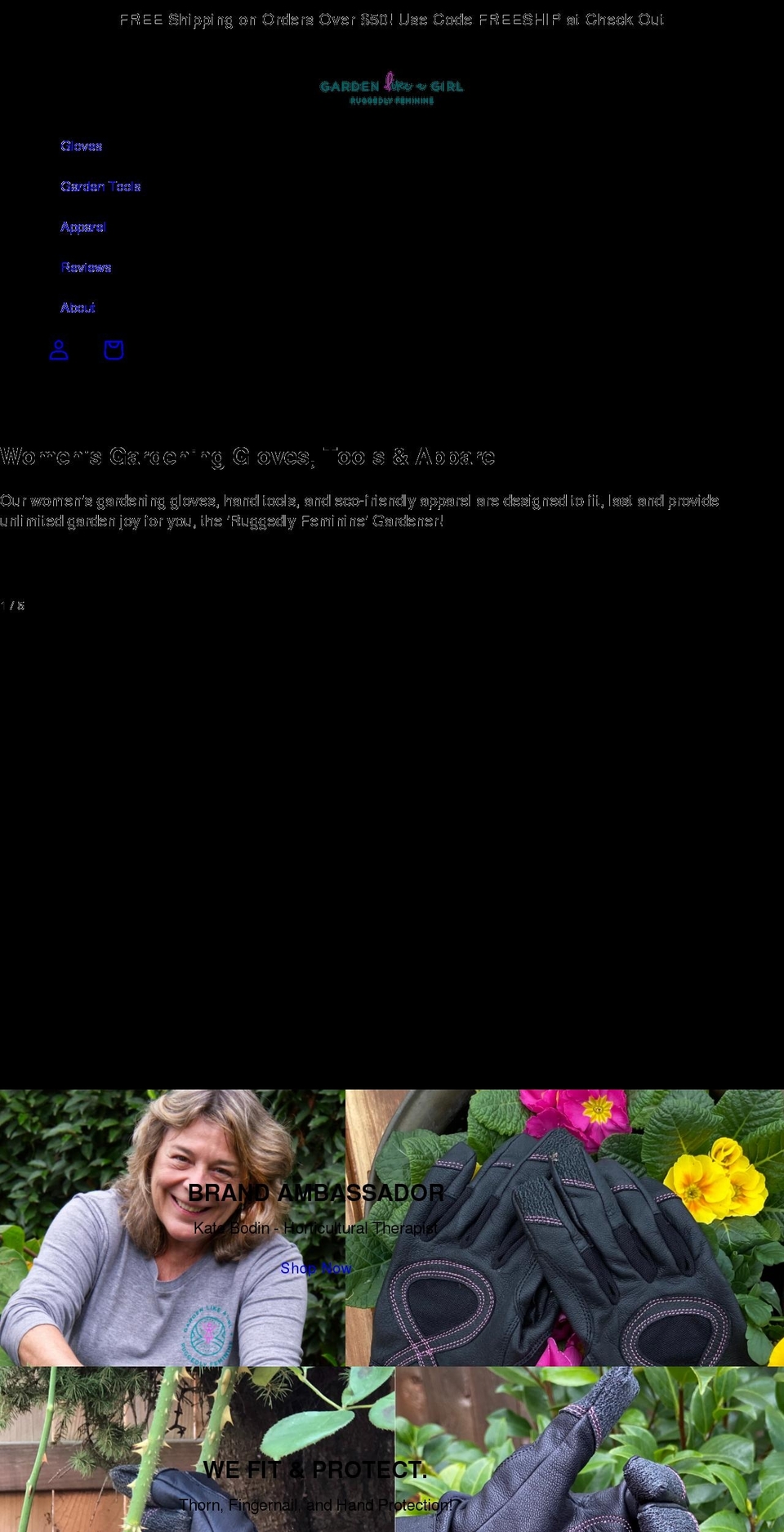 gardenlikeagirl.com shopify website screenshot