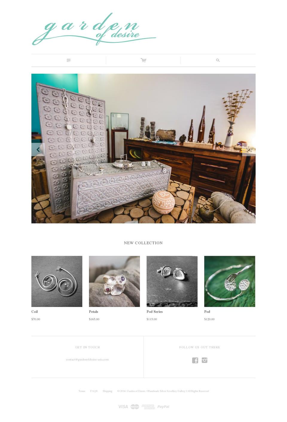 gardenofdesire-asia.com shopify website screenshot