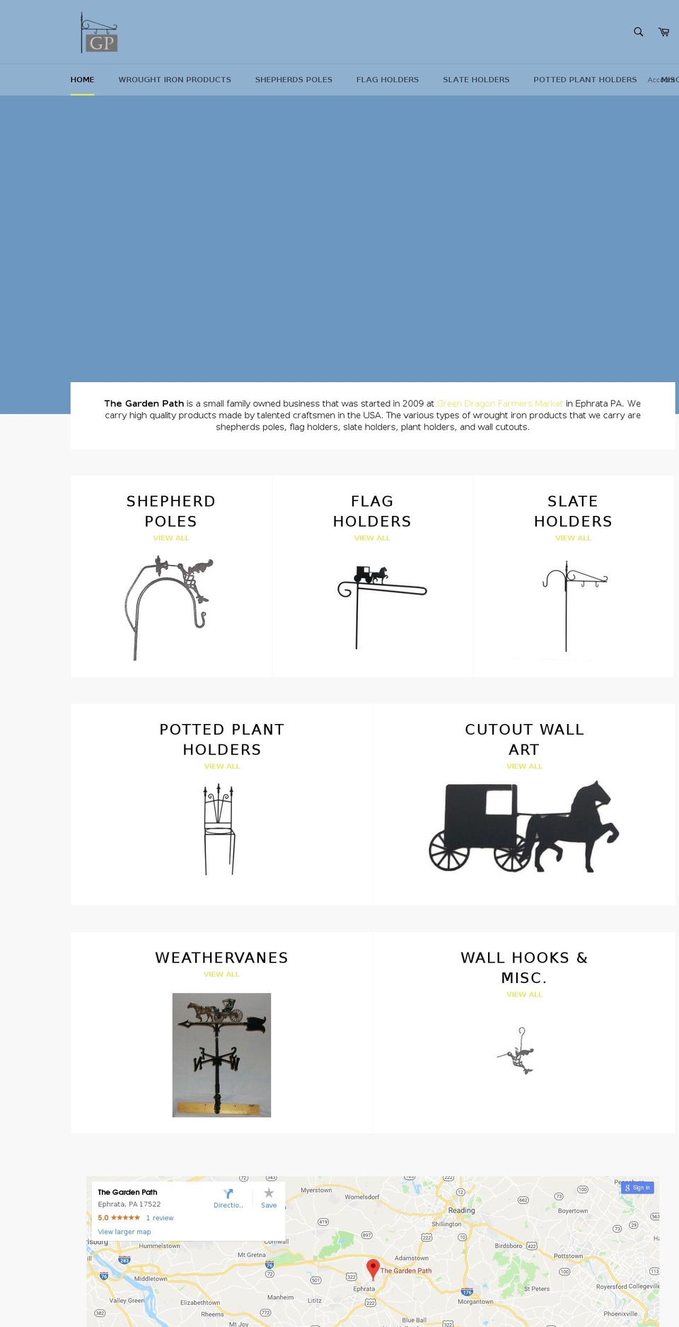 gardenpathpa.com shopify website screenshot