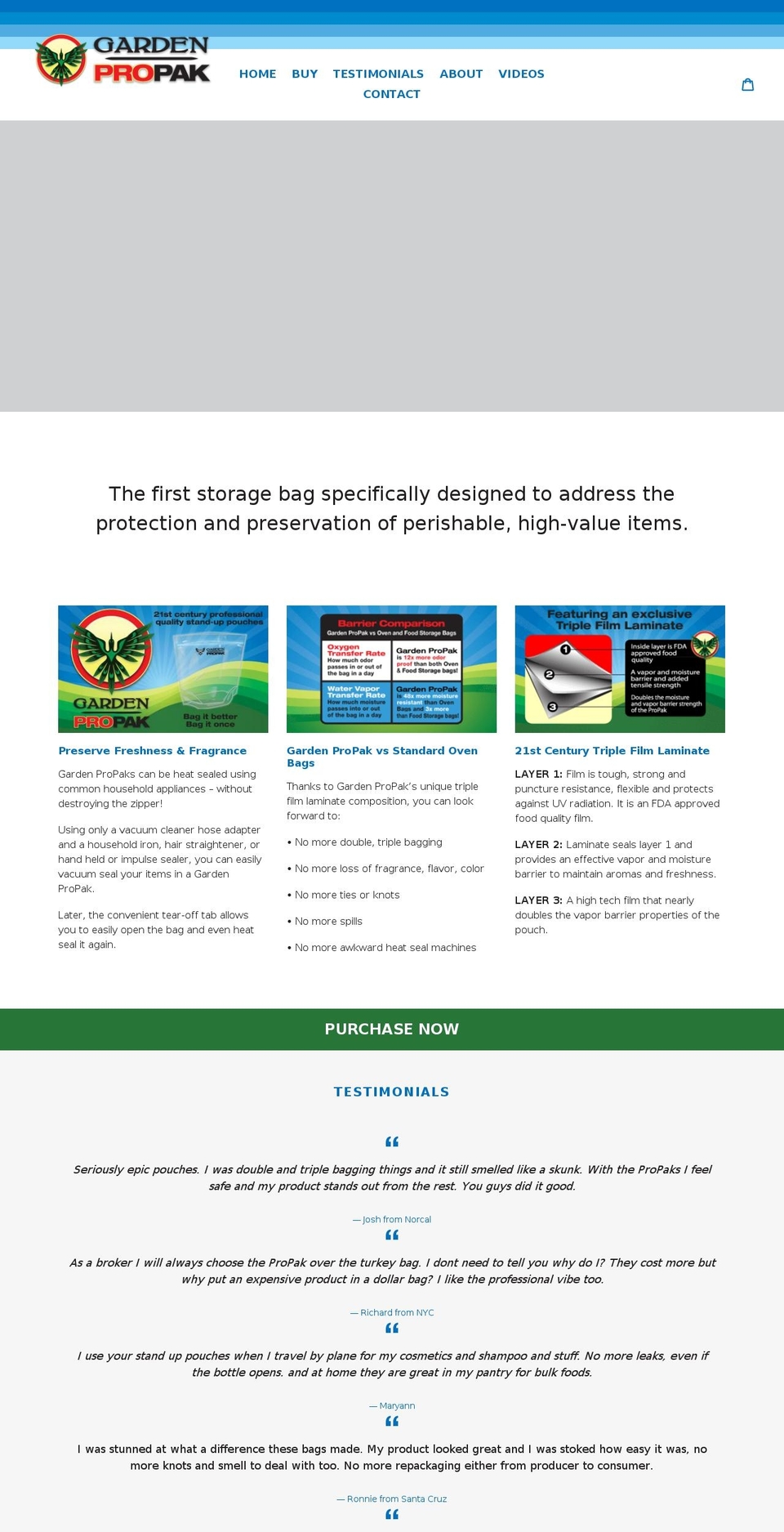gardenpropak.com shopify website screenshot