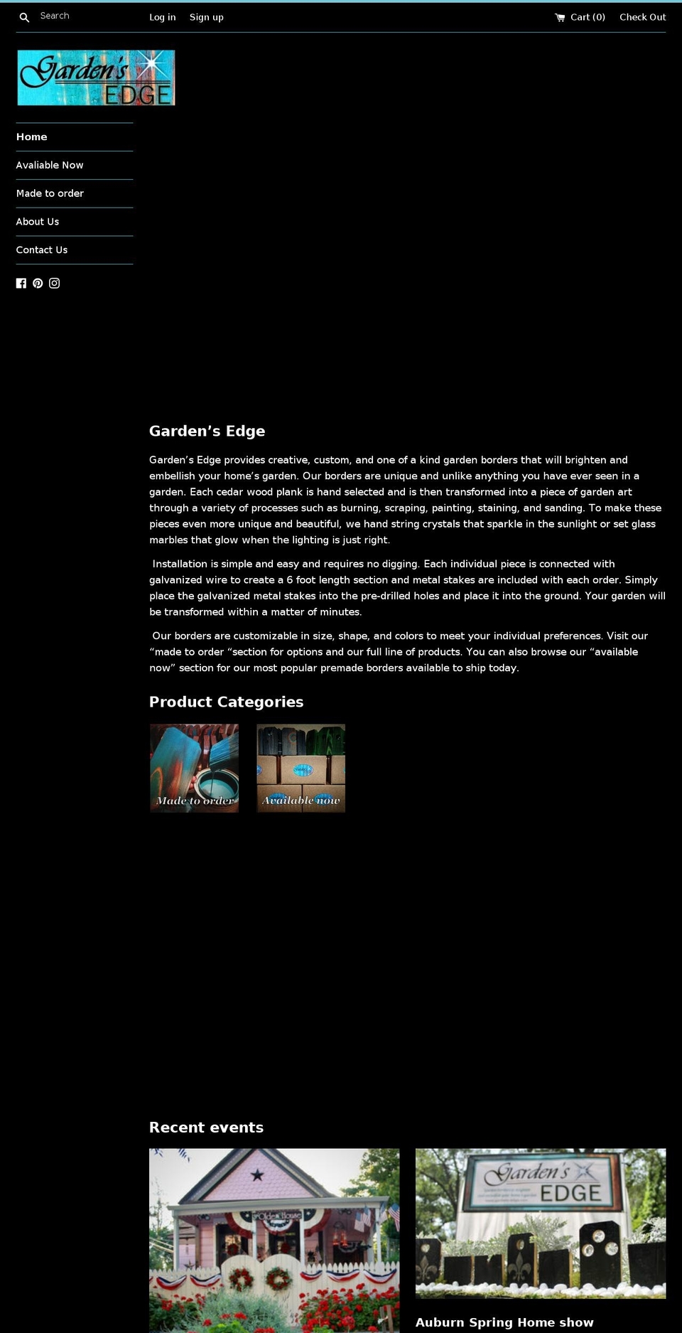 gardens-edge.com — Shopify storefront screenshot