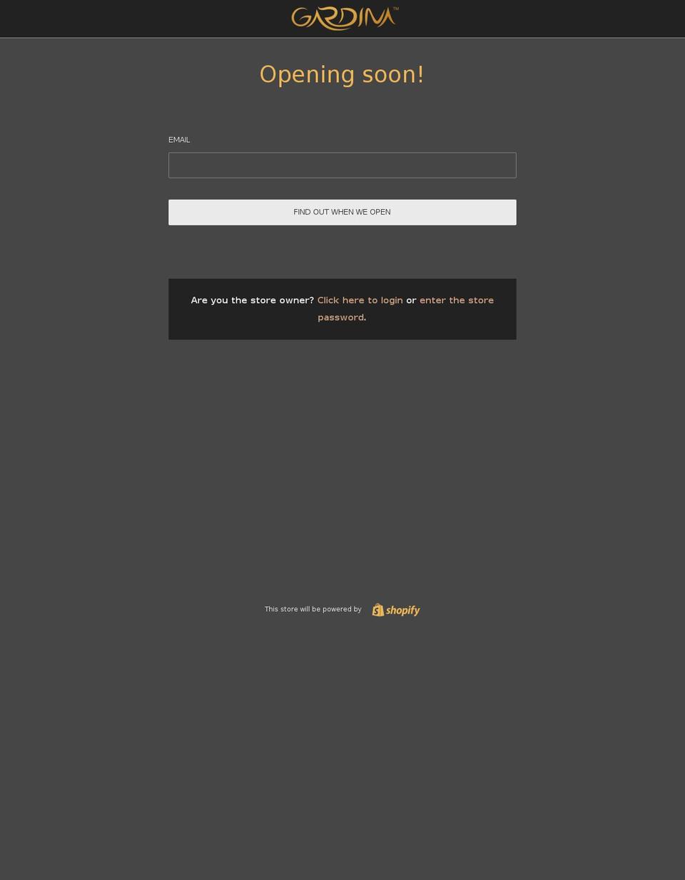 gardina.com shopify website screenshot