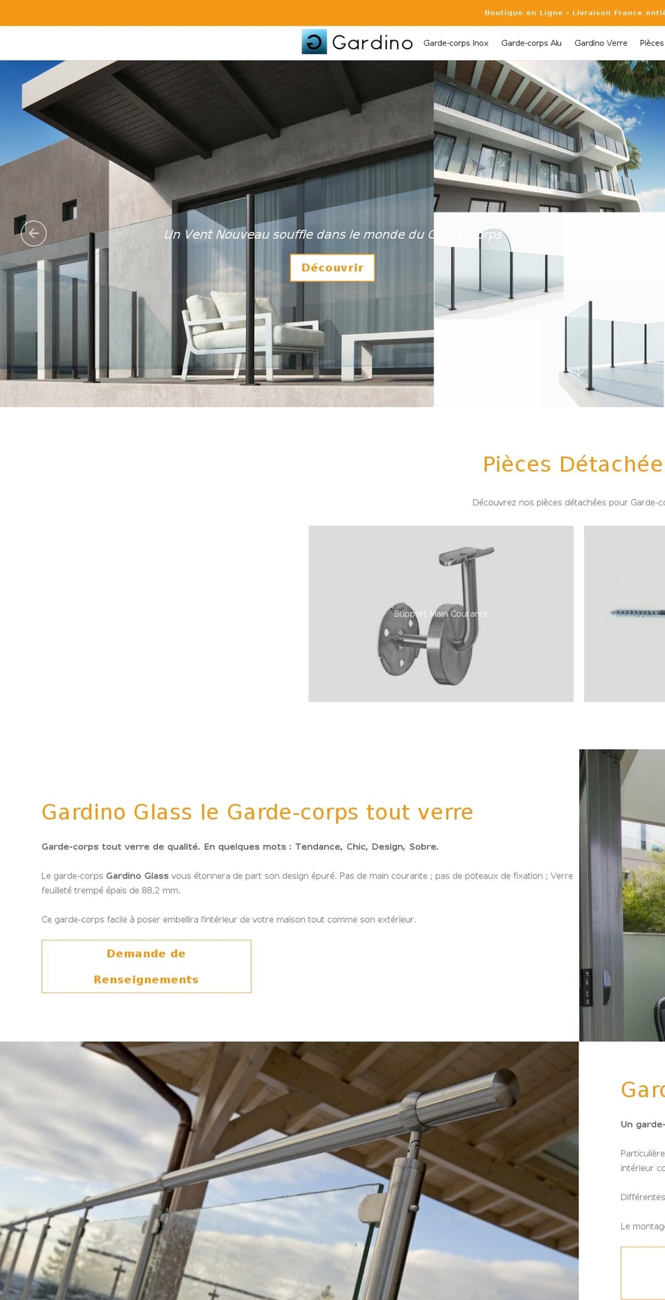 fastlane-1-11-active Shopify theme site example gardino.fr