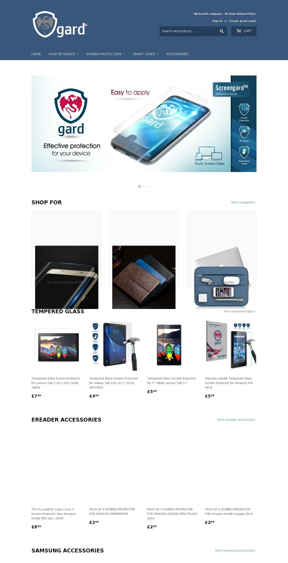 gardoutlet.com — Shopify storefront screenshot