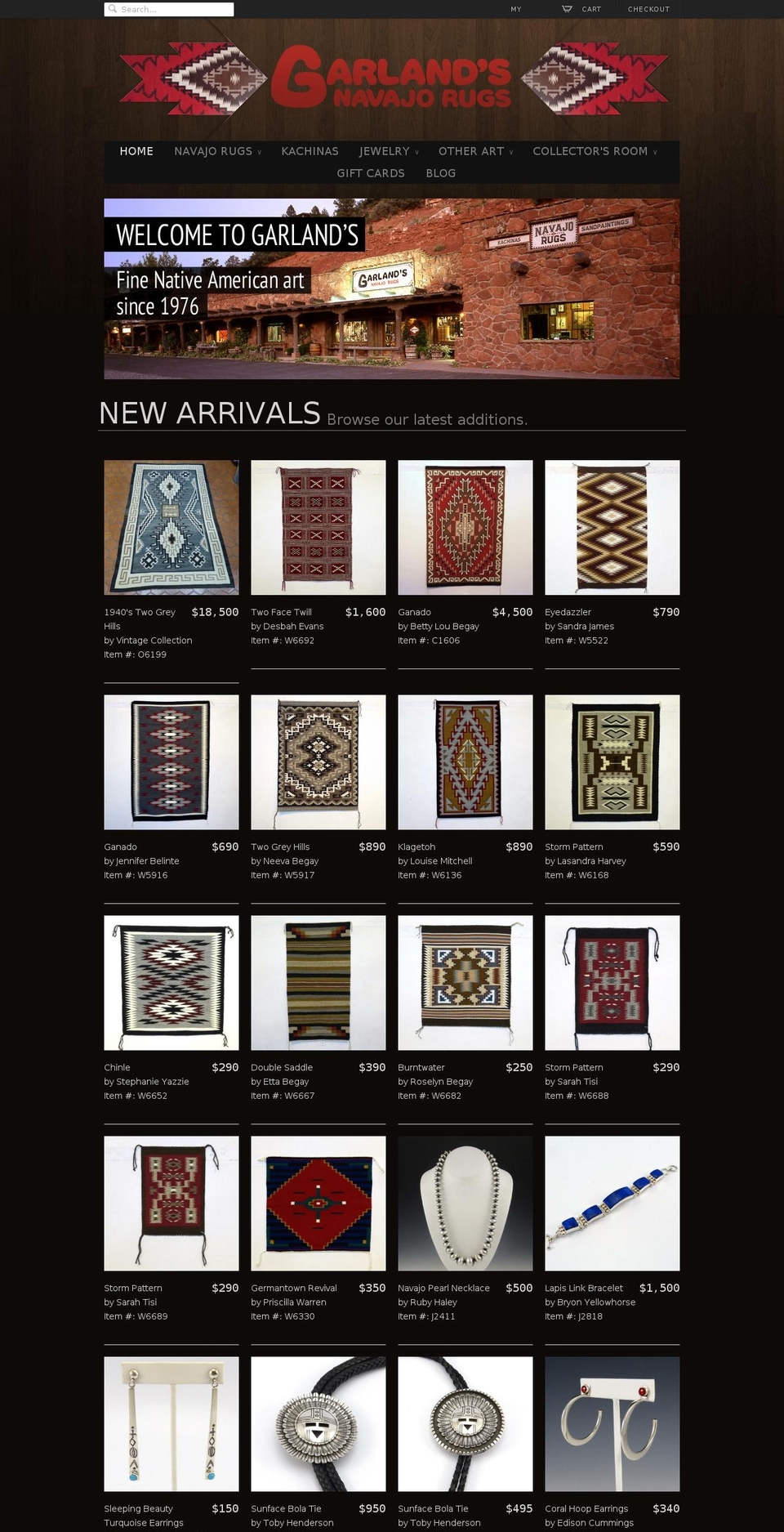 garlandsrugs.com shopify website screenshot