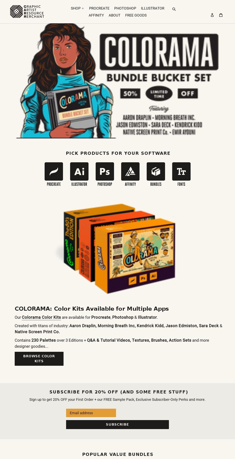 garmcompany.com shopify website screenshot